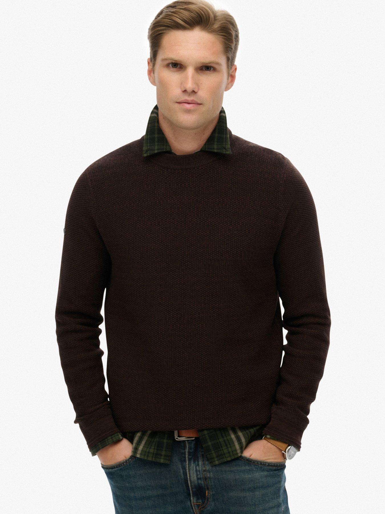 Superdry Cotton Texture Knitted Jumper