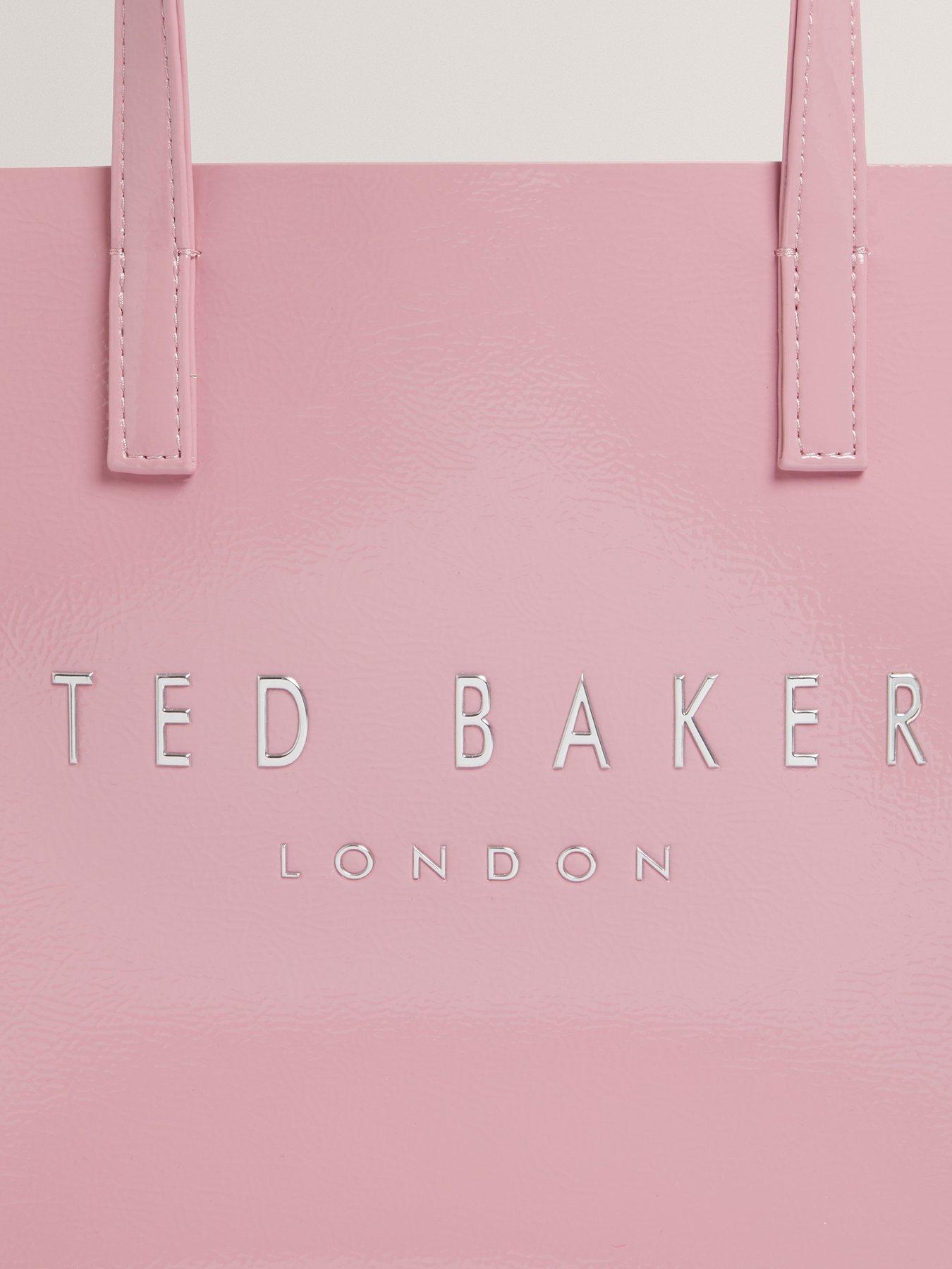 Grey Ted Baker Crosshatch Small Icon Bag Ted Baker Crinkle Small