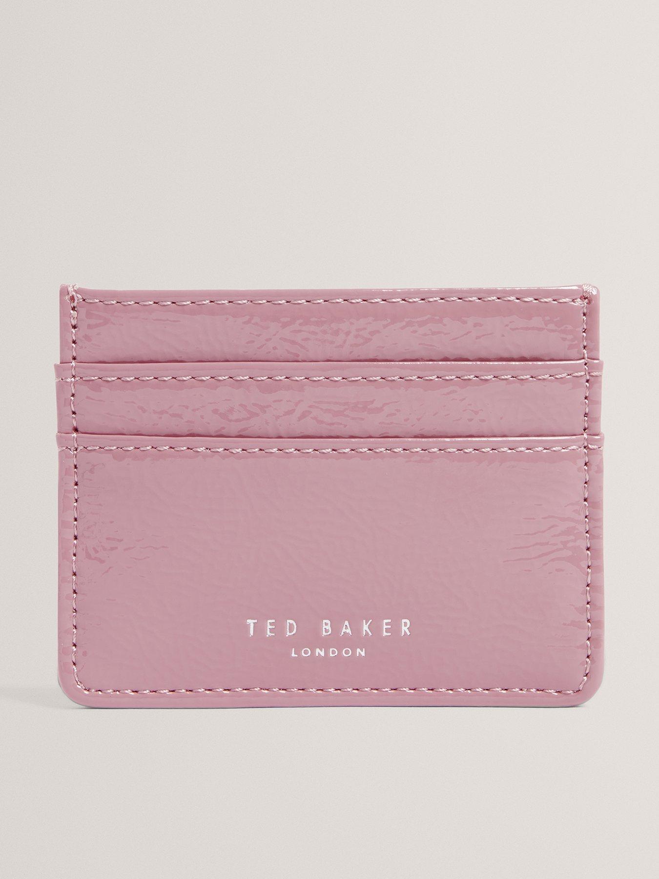 Ted Baker Crinkle Icon Card Holder - Pink