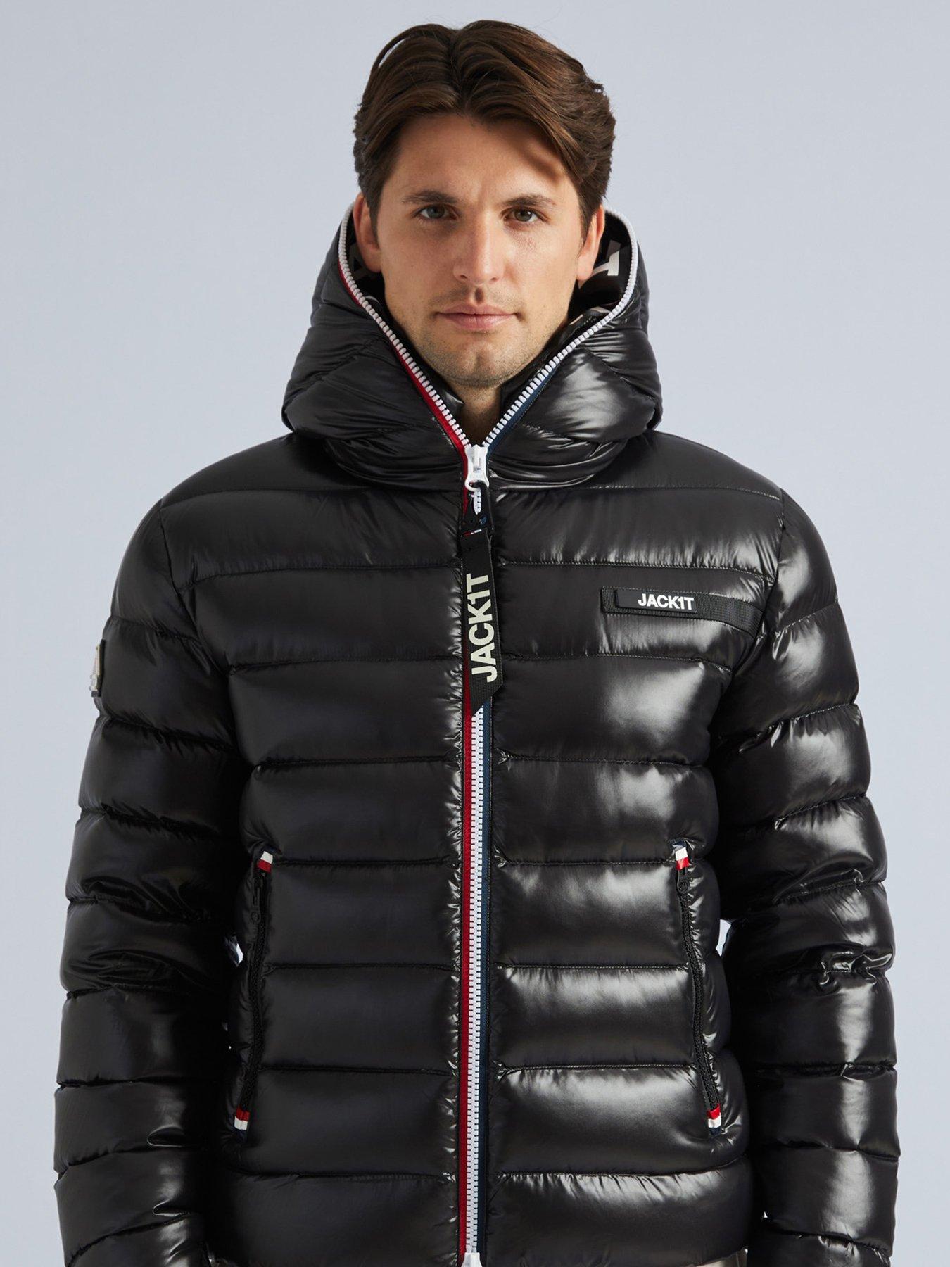 Jack1T R3D Tricolore Lightweight Down Padded Jacket - Black