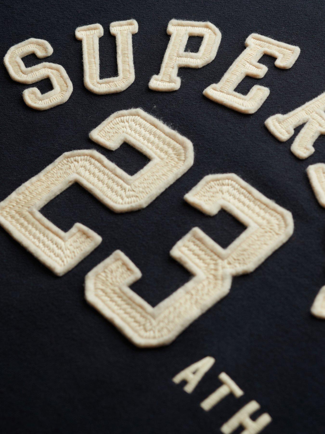  image of superdry-vintage-athletic-crew-sweat-navy