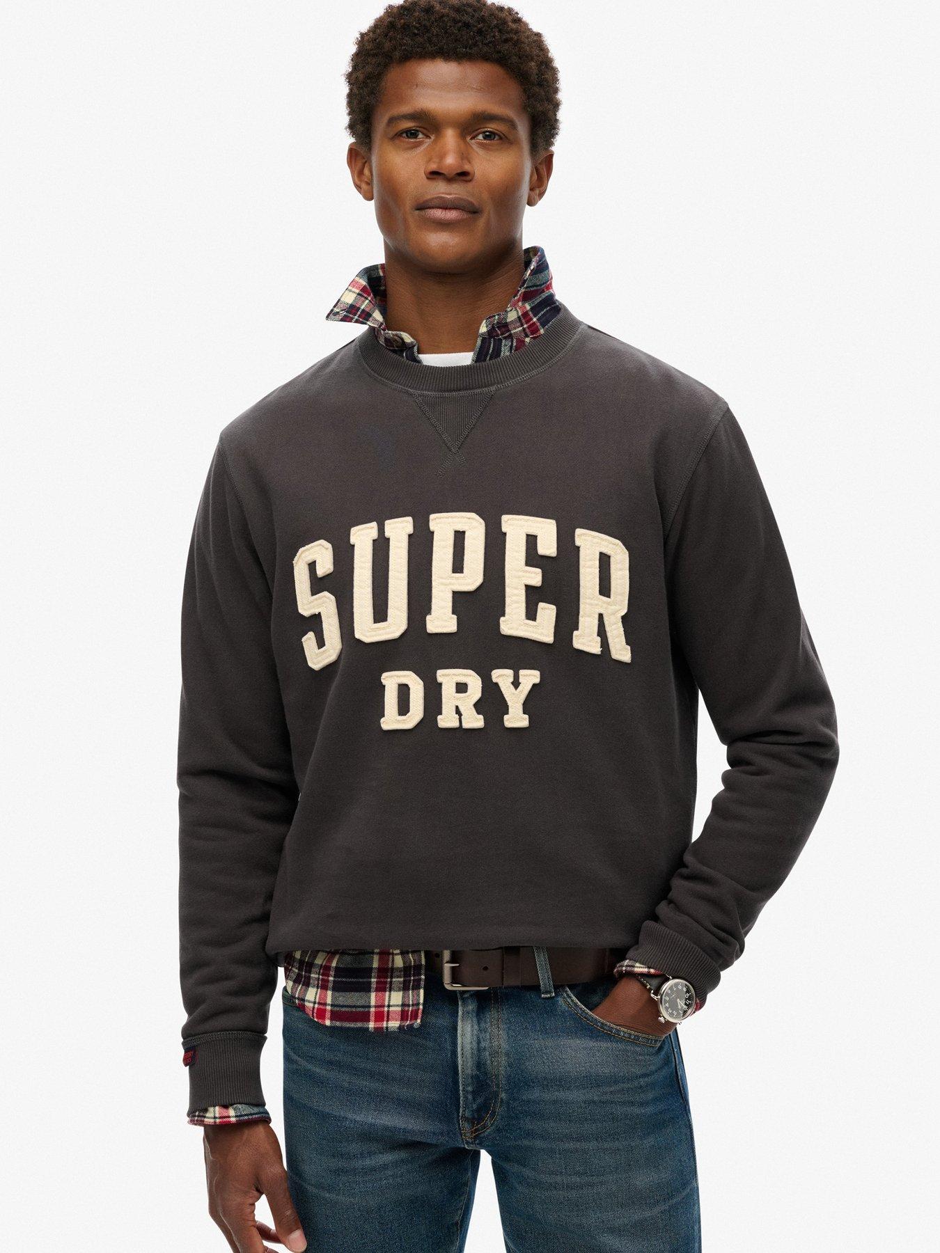 undefined Vintage Athletic Crew Sweat - Black