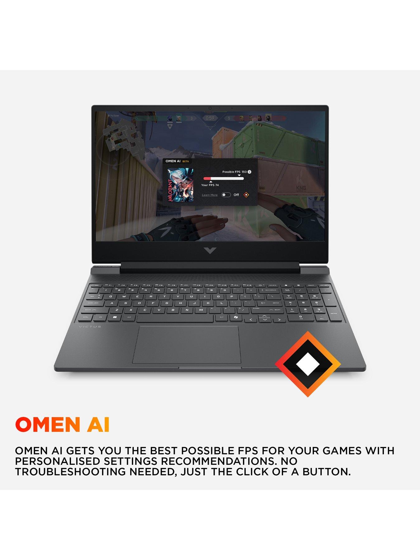 Image 4 of 7 of HP VICTUS 15-fb3007na Gaming Laptop - GeForce RTX 4050 - AMD Ryzen 7 - 16GB RAM - 512GB - 15in