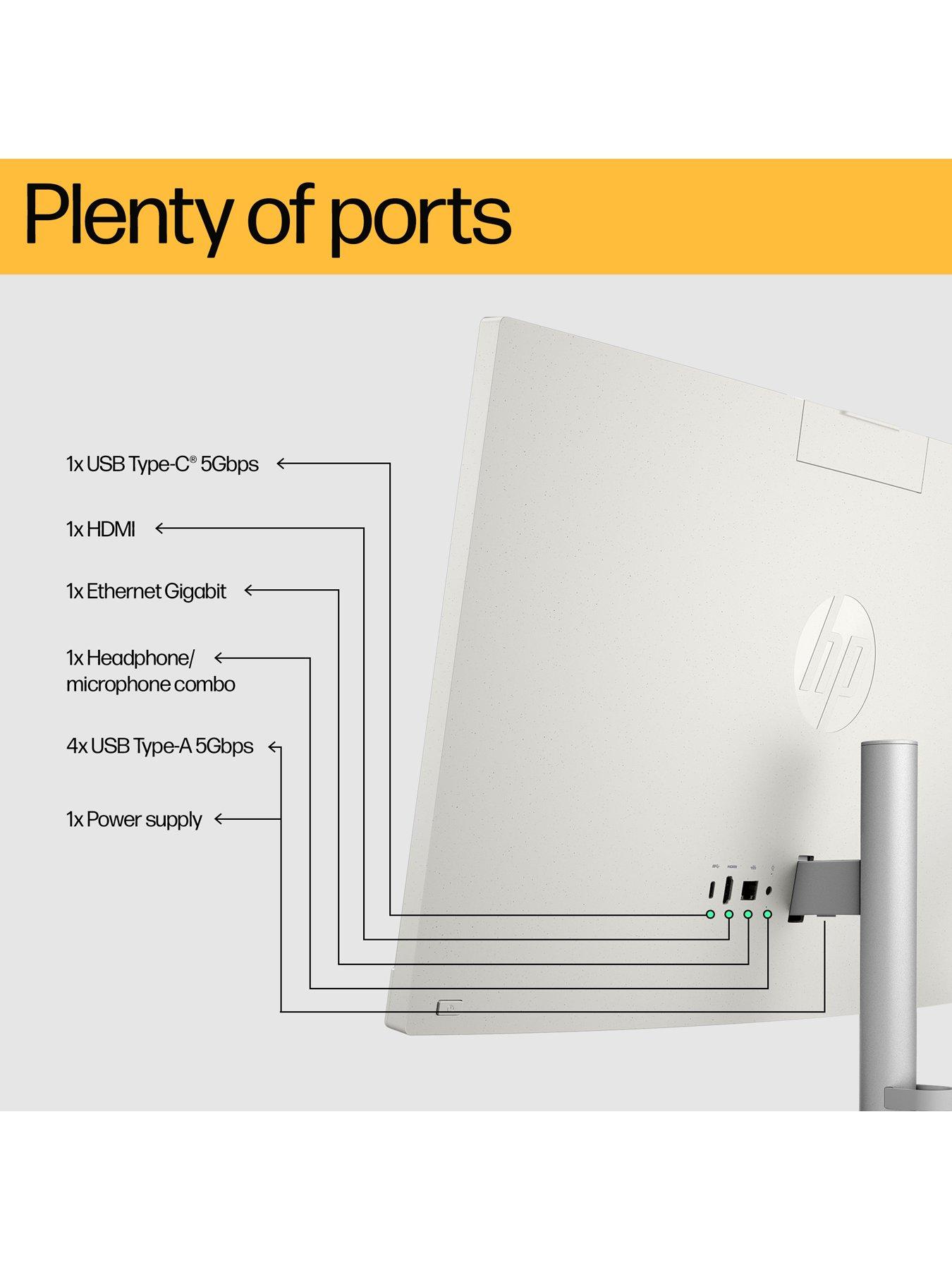 Image 6 of 7 of HP 27 inch All-in-One - AMD Ryzen 5 - 8GB RAM - 512GB - 27 in