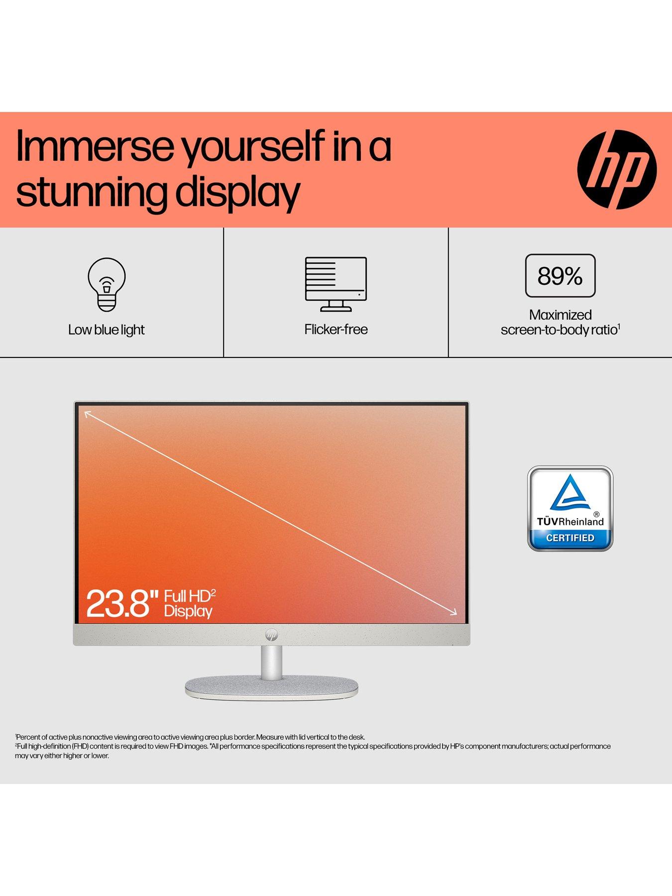 Image 4 of 7 of HP All-in-One PC 24-cr0002na - 24 inch - Full HD - AMD Ryzen 7 - 8GB RAM - 512GB
