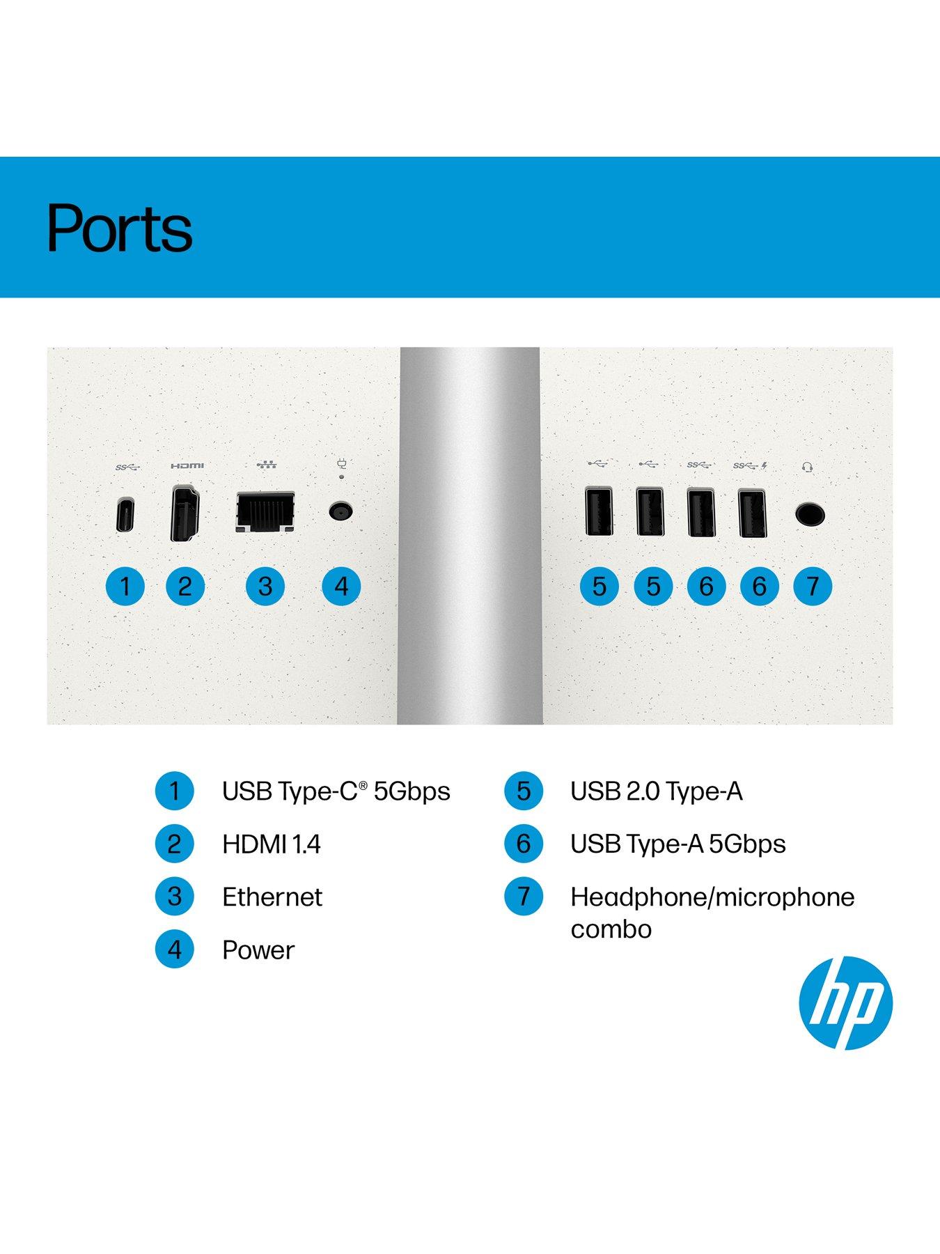 Image 5 of 7 of HP 27 inch All-in-One - AMD Ryzen AI 7 - 16GB RAM - 2TB  - 27 in