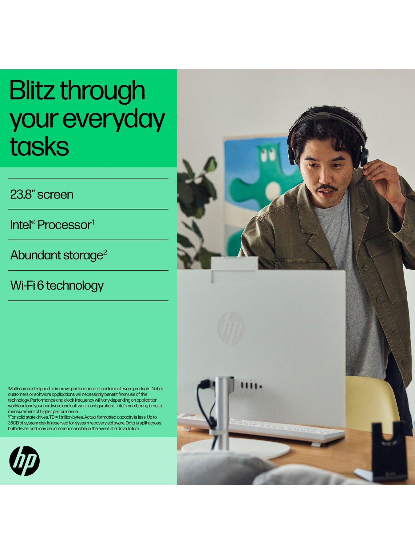Image 3 of 7 of HP All-in-One PC 24-cr0063na - 24 inch - Full HD - &nbsp;Intel&reg; Core&trade; i3 - 8GB RAM - 256GB