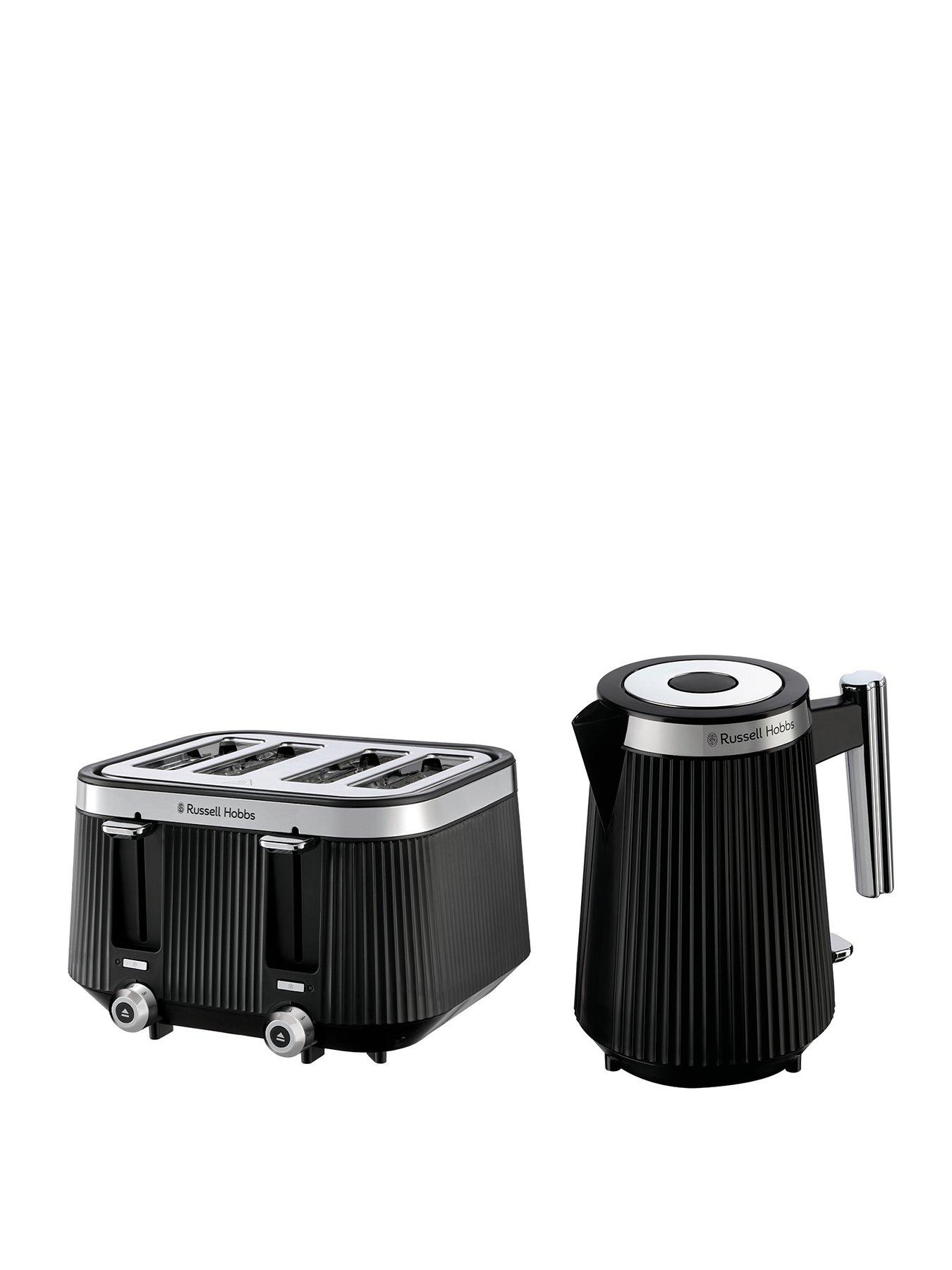 Russell Hobbs Bronte Kettle and Toaster Bundle - Black