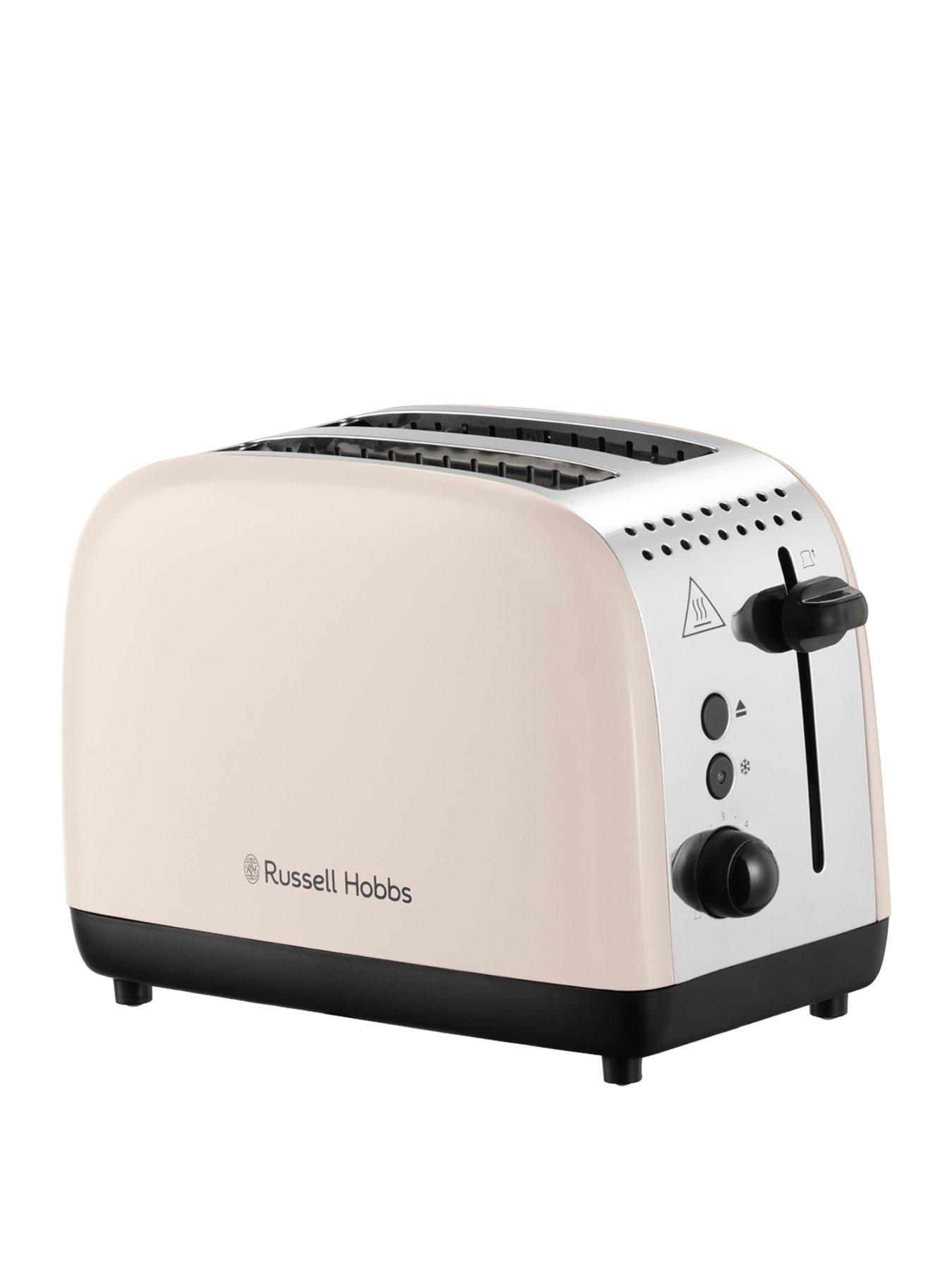 Russell Hobbs Classic Jasmine White 2 slice Toaster
