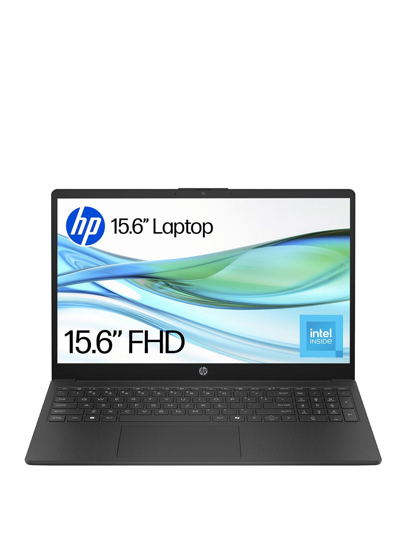 HP 15-fd0070na Laptop - 15.6in FHD, Intel® N100, 8GB RAM, 128GB Storage - Black