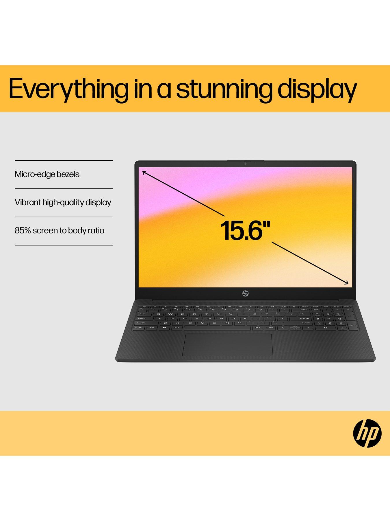 Image 6 of 8 of HP 15-fc0045na Laptop - 15.6 in FHD, AMD Ryzen 3,&nbsp;8GB RAM, 256GB SSD -&nbsp;Black