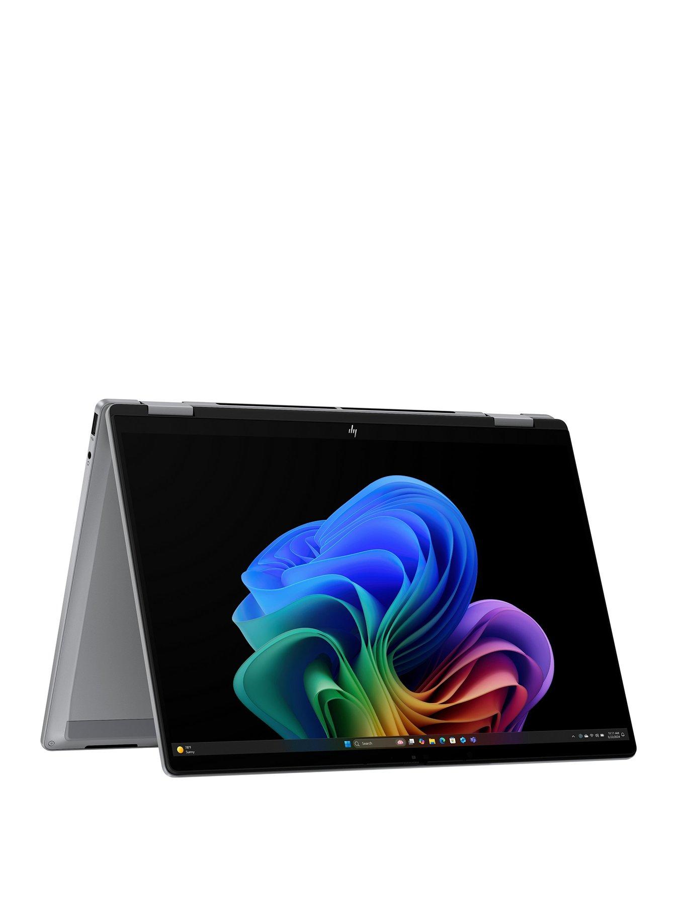 Image 1 of 7 of HP OmniBook X Flip CoPilot+PC  - AMD Ryzen AI 5 - 16GB RAM - 512GB  - 14 in  - Silver