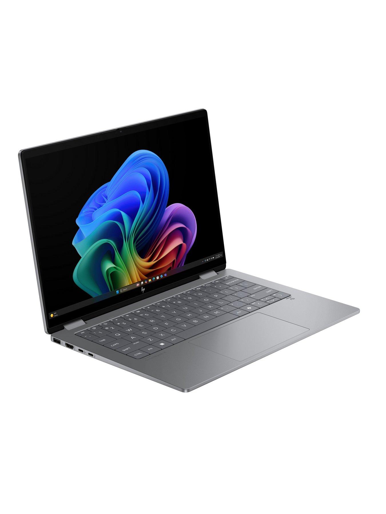 Image 4 of 7 of HP OmniBook X Flip CoPilot+PC  - AMD Ryzen AI 5 - 16GB RAM - 512GB  - 14 in  - Silver