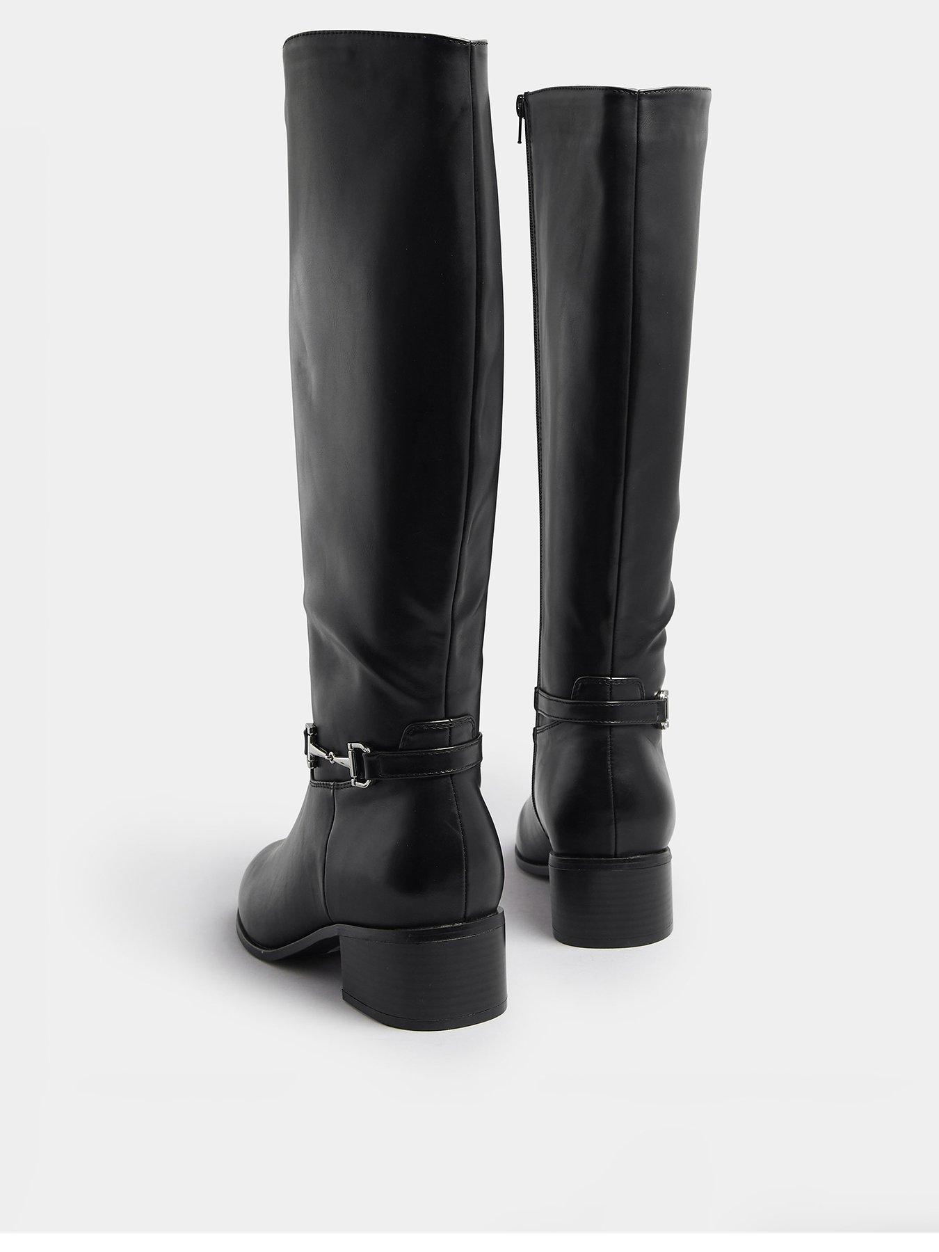 Image 3 of 4 of Long Tall Sally Metal Trim Riding Boot - Black