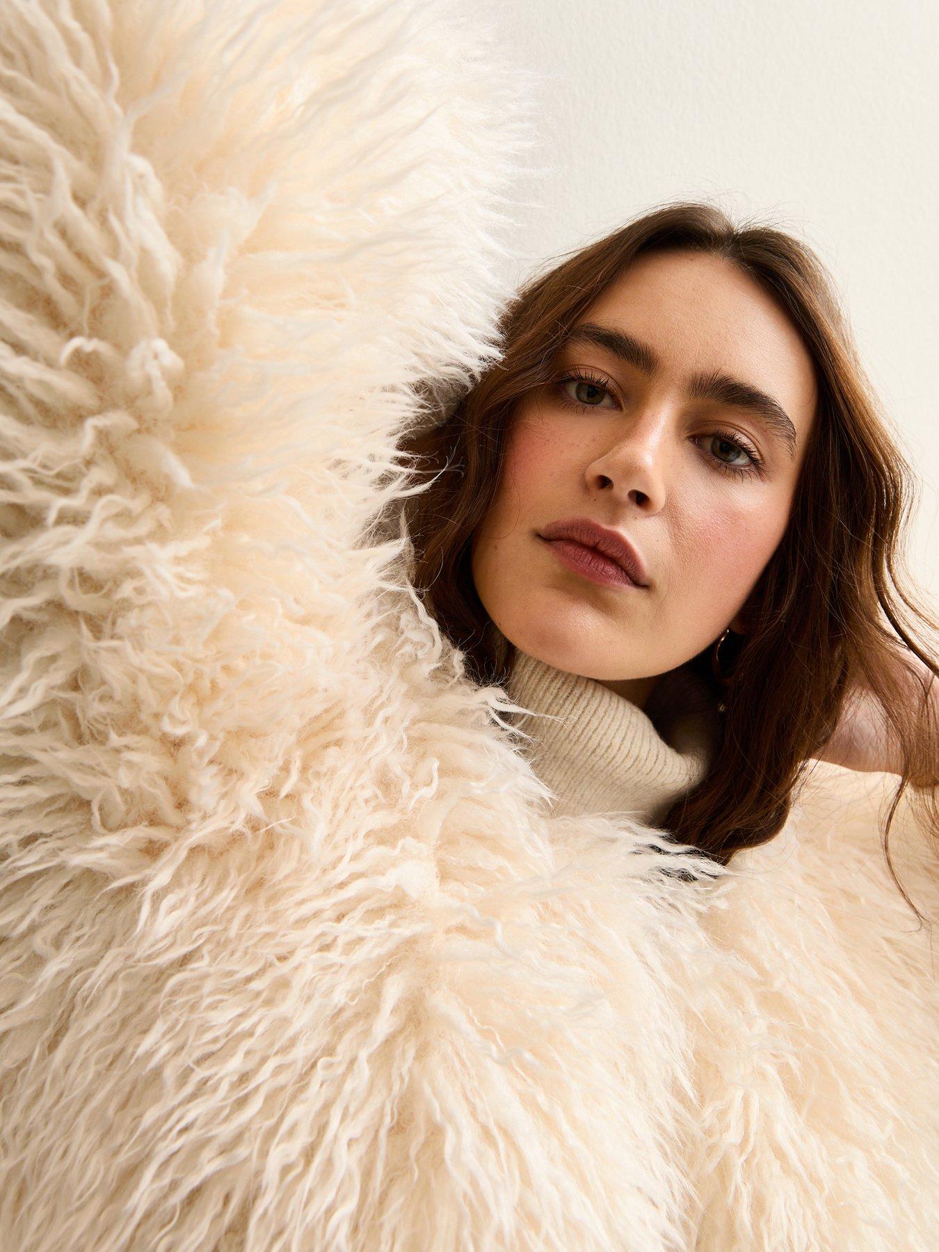  image of new-look-faux-fur-coat-cream