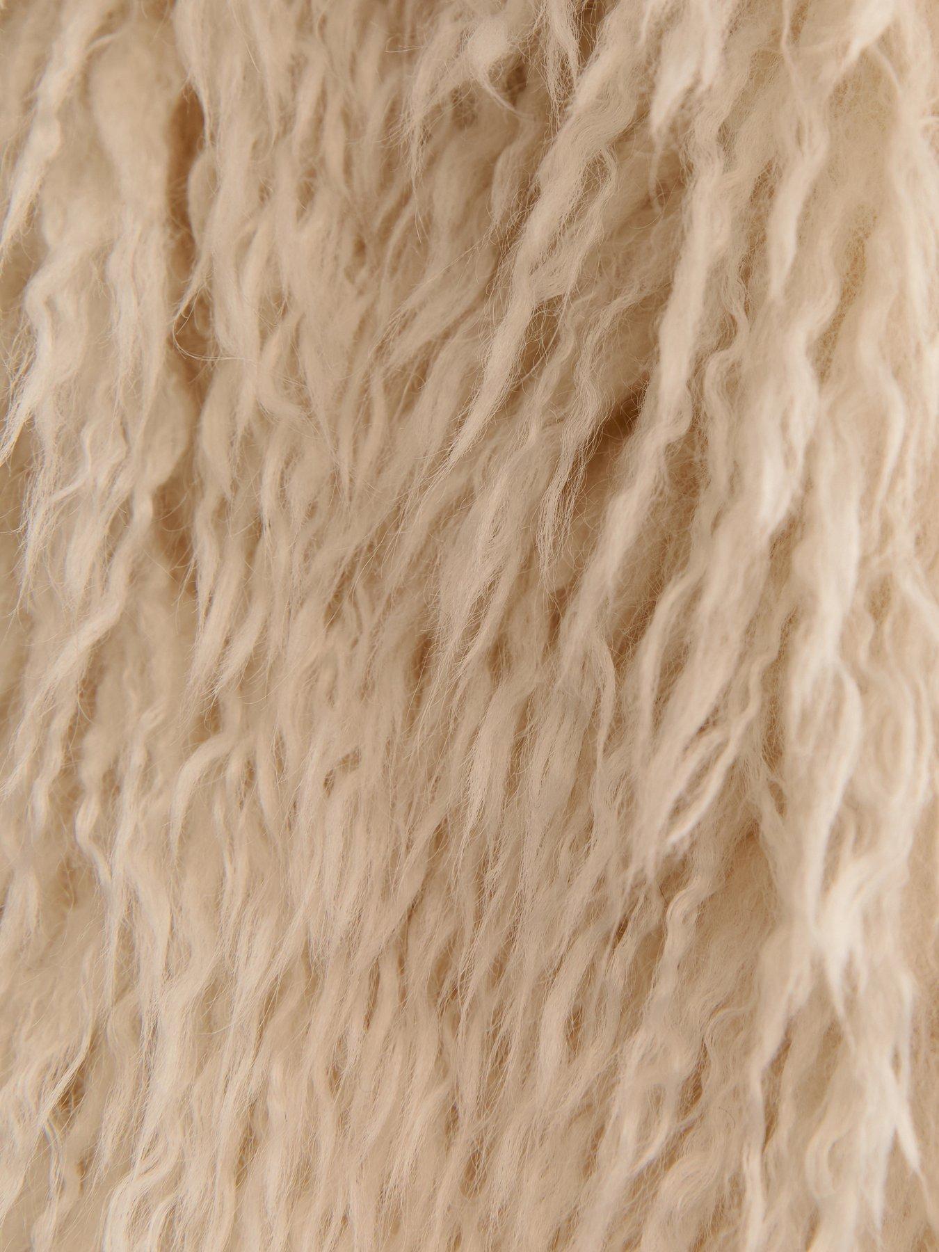 image of new-look-faux-fur-coat-cream