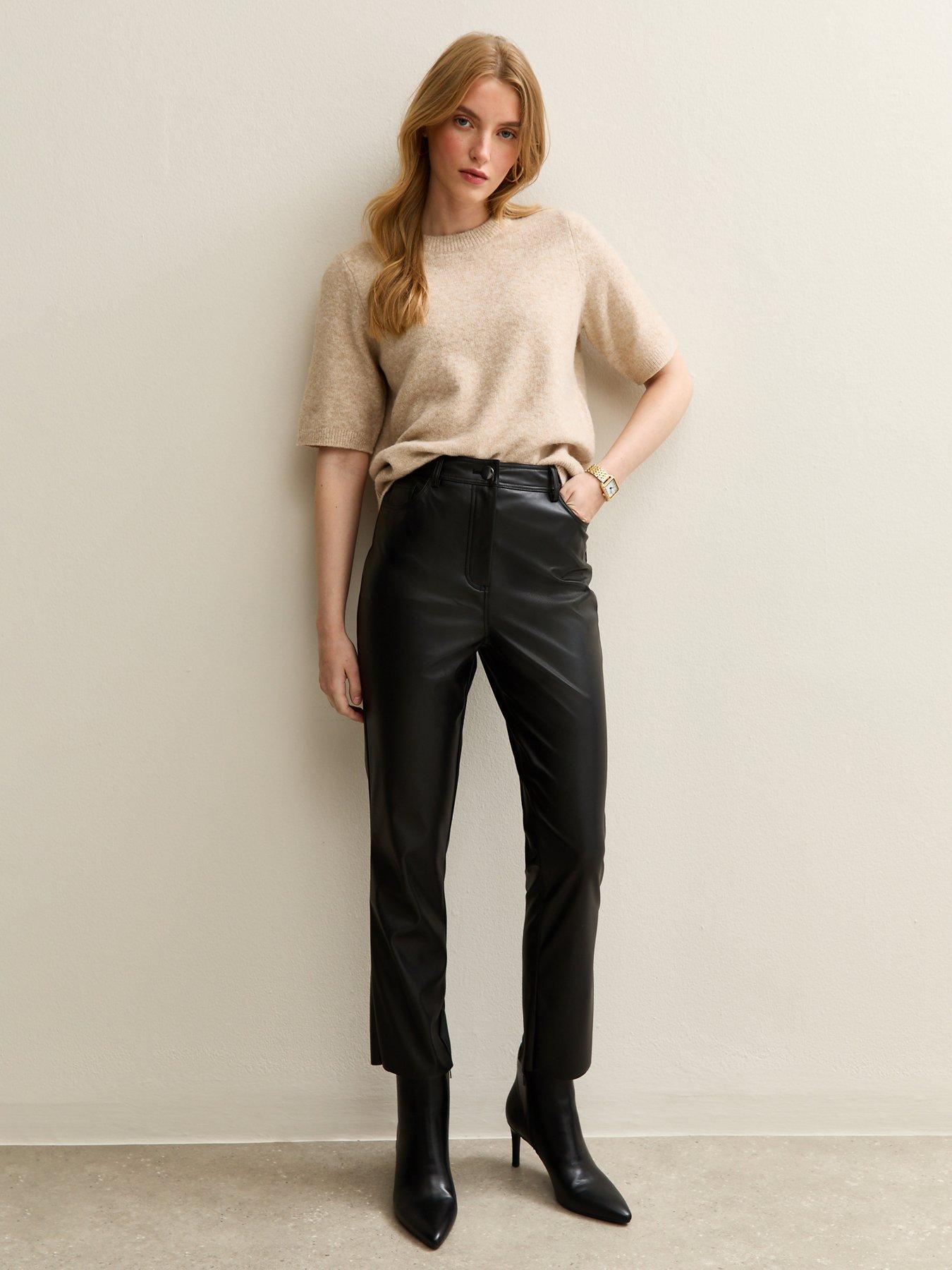 new-look-faux-leather-straight-leg-trousers-black
