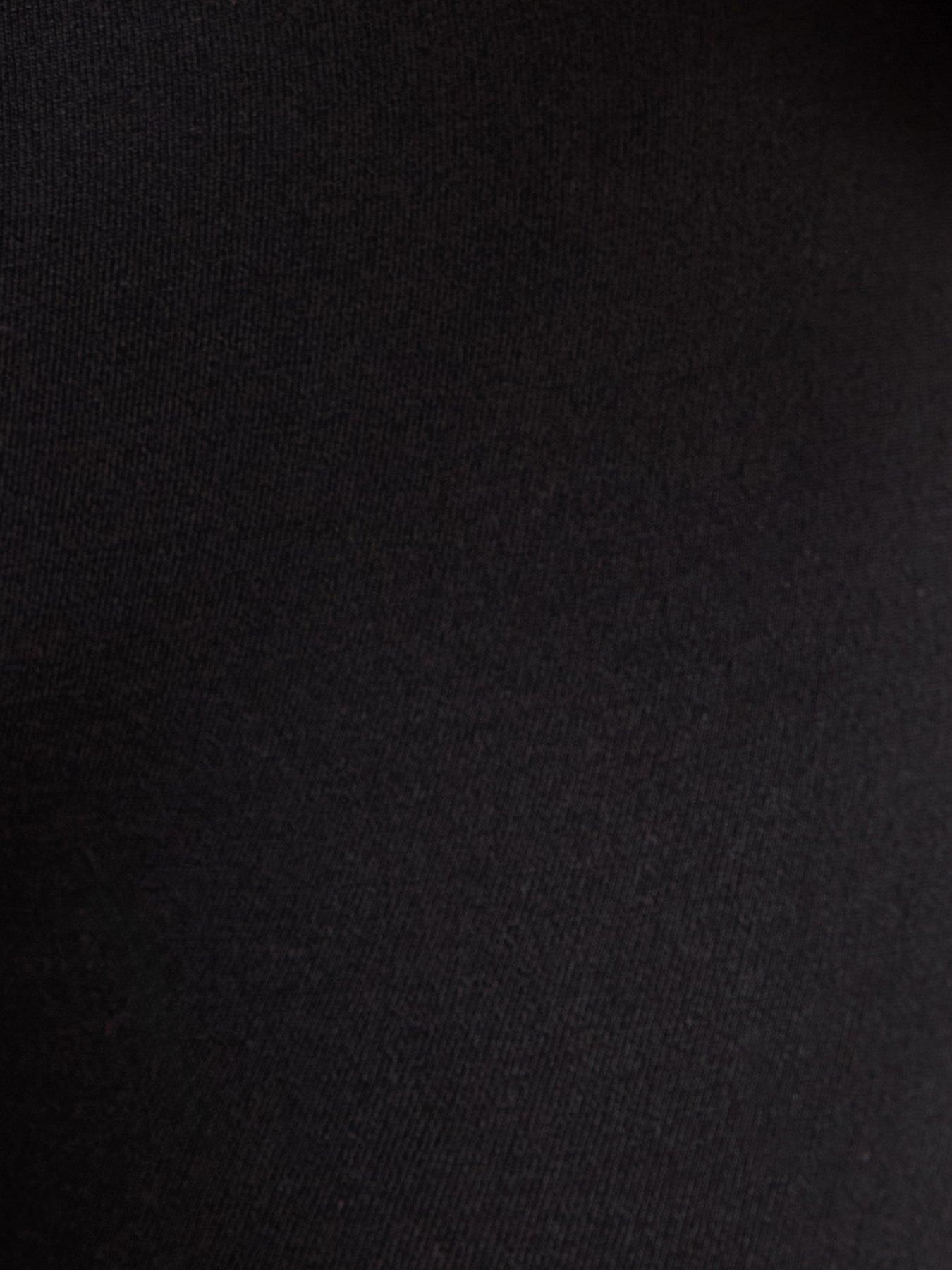 Image 5 of 5 of New Look Black Fleece Lined Leggings