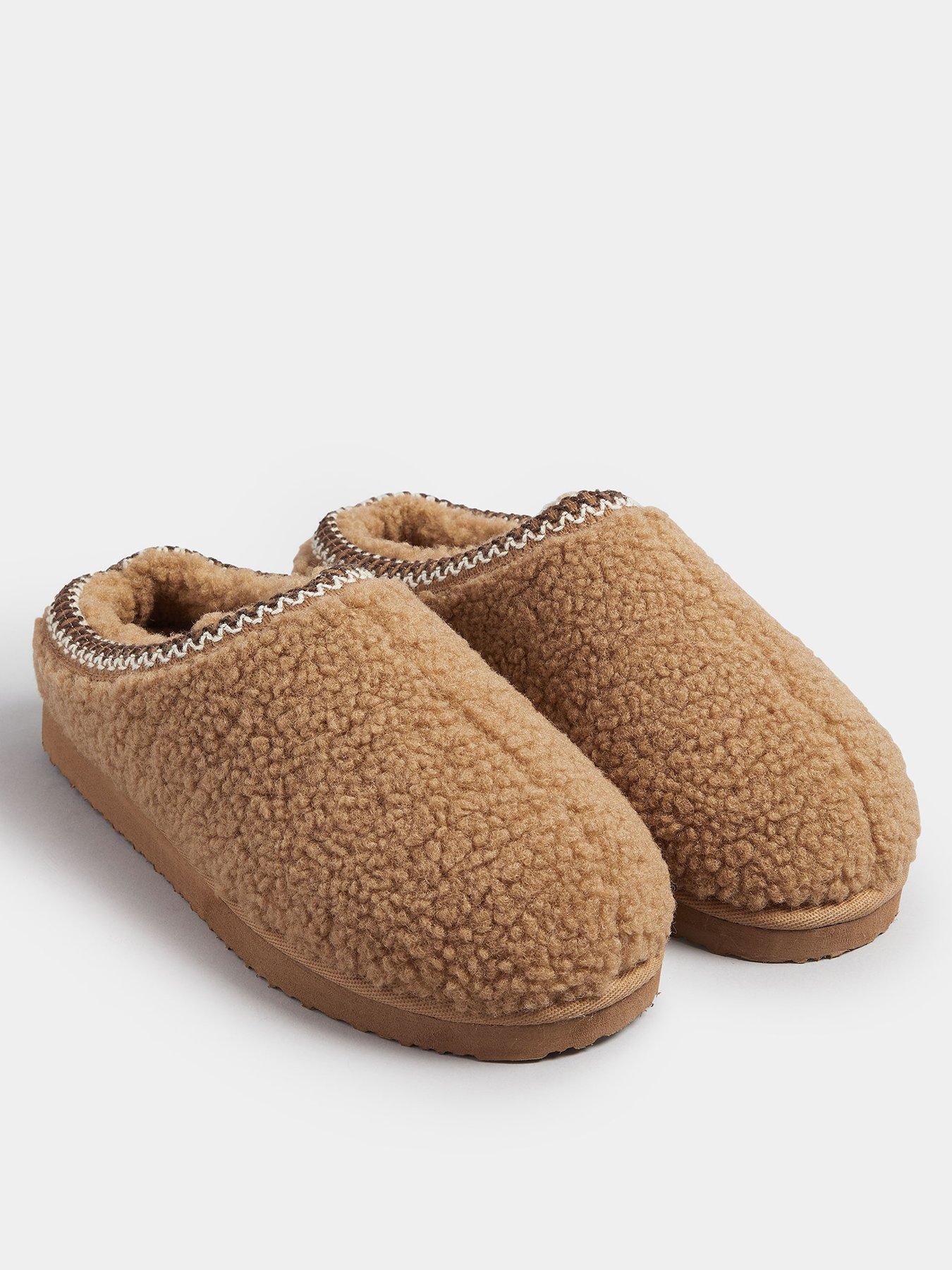 Image 2 of 4 of Yours Curve Borg Mule Slipper - Brown