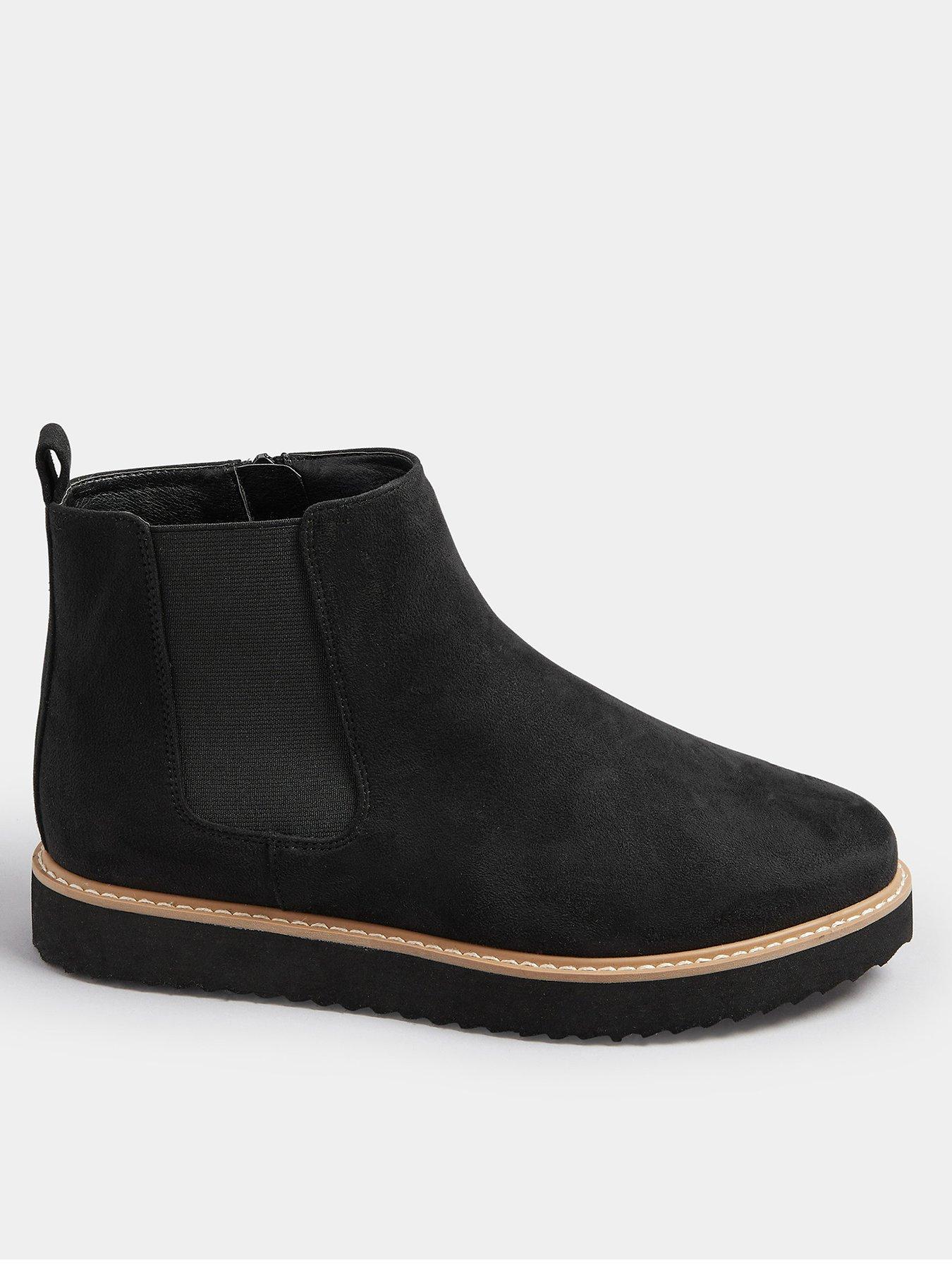 Image 1 of 4 of Yours Extra Wide Fit Chelsea Boot - Black