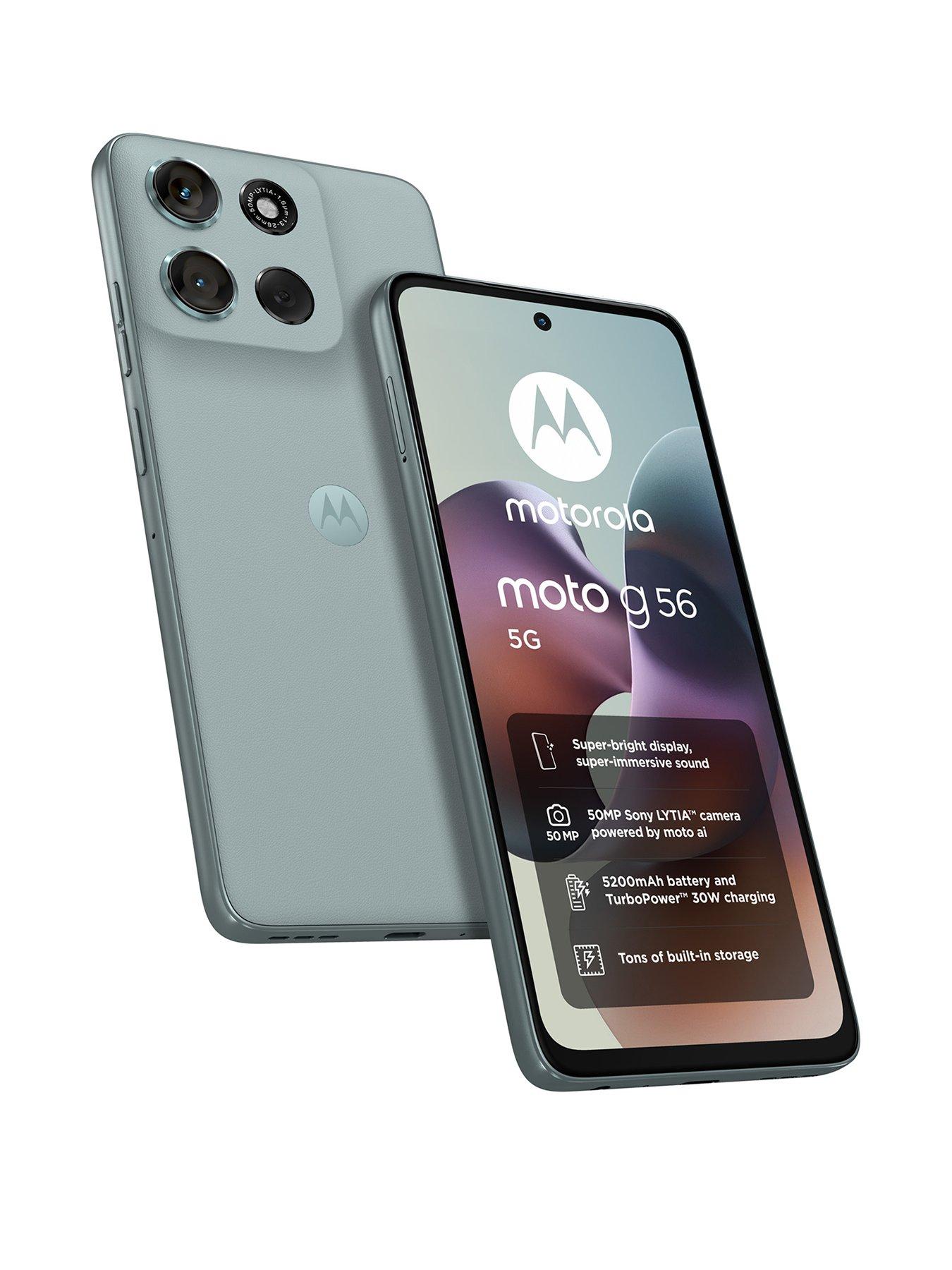 Image 1 of 7 of Motorola Moto&nbsp;G56 5G,&nbsp;8GB RAM &amp;&nbsp;256GB Storage -&nbsp;Grey Mist