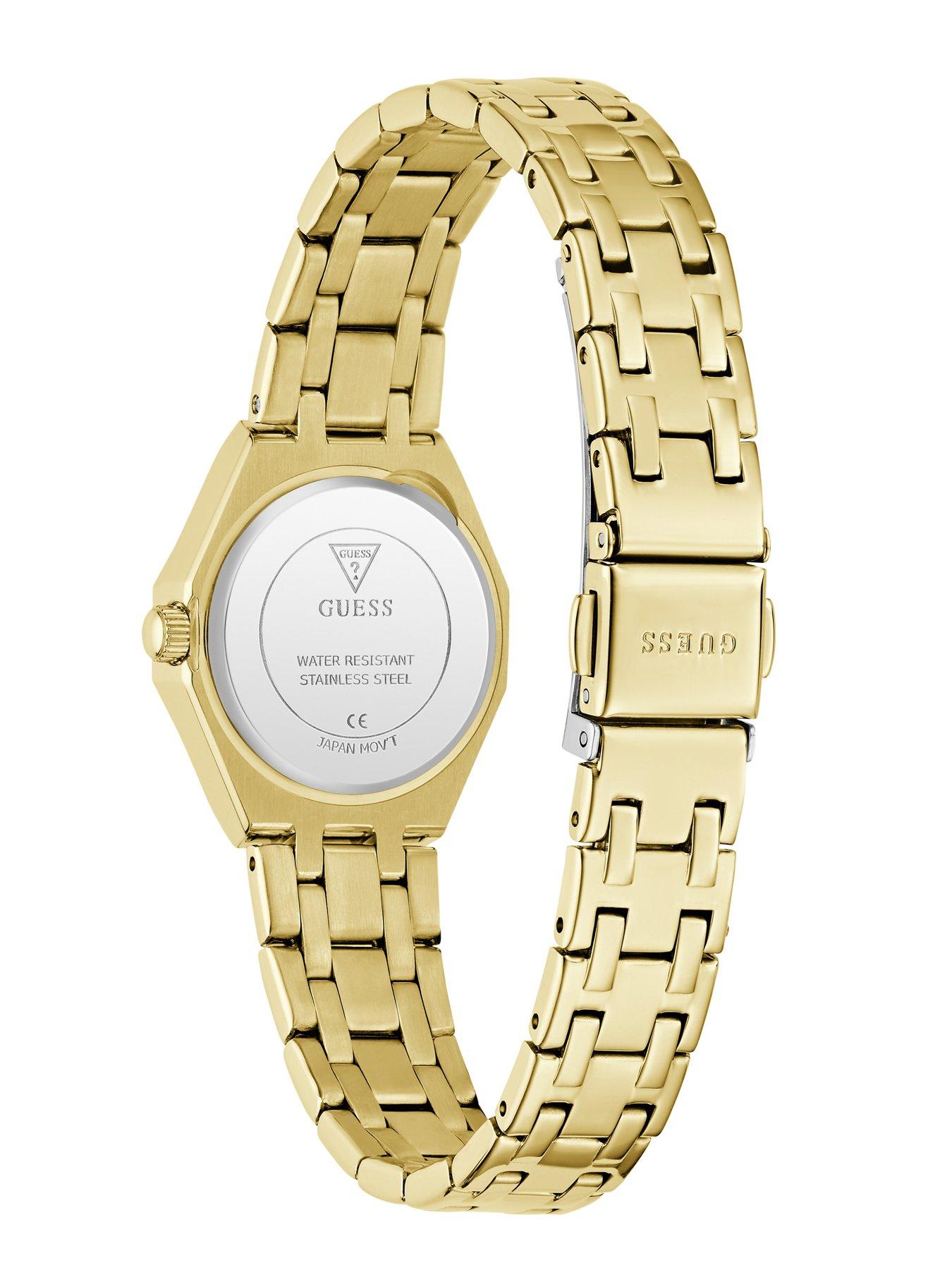 Image 3 of 5 of Guess gold tone Ladies watch with glitz dial and gold tone bracelet