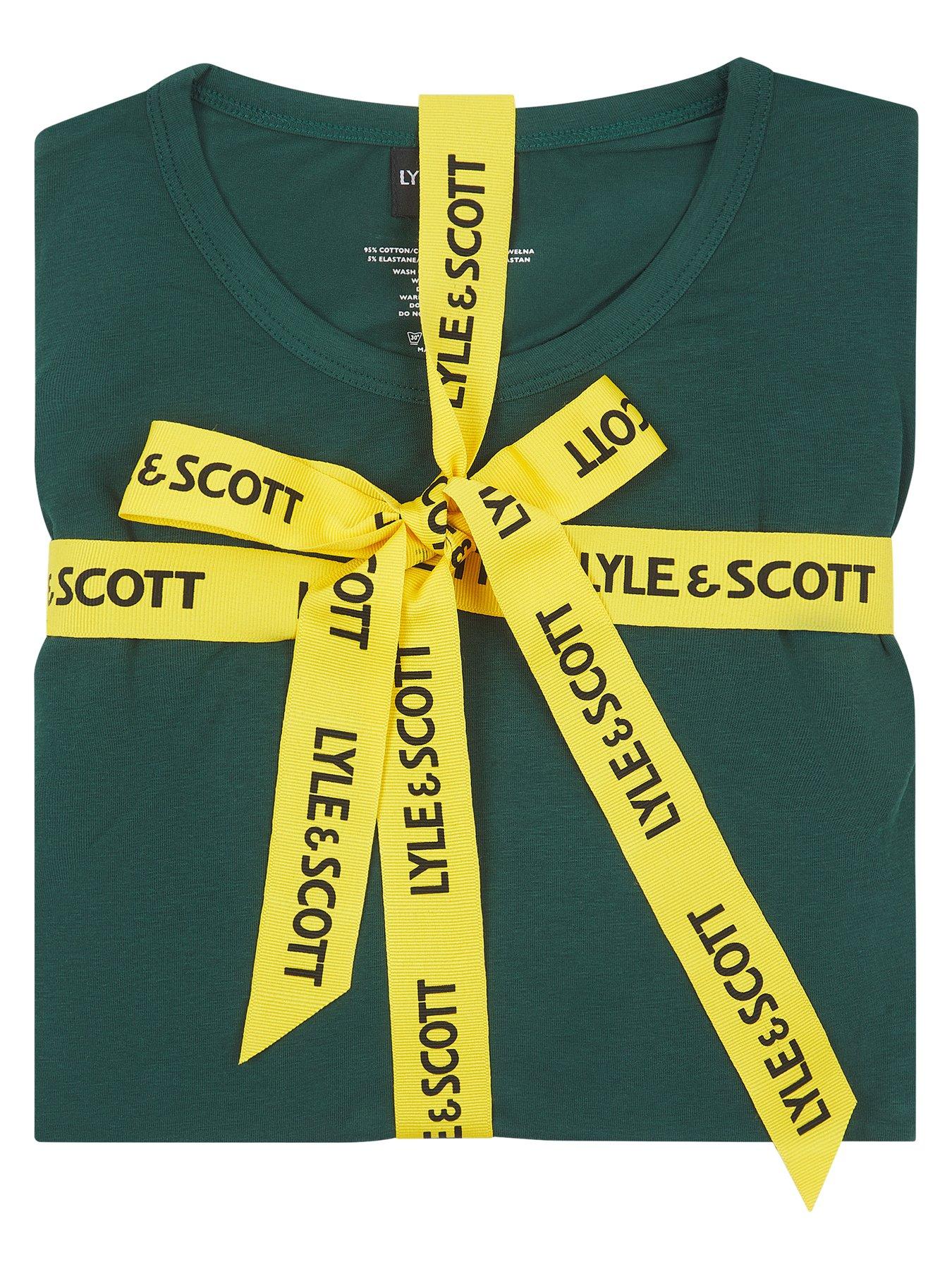 Image 6 of 6 of Lyle & Scott Lyle &amp; Scott Cash Short Sleeve Lounge Set