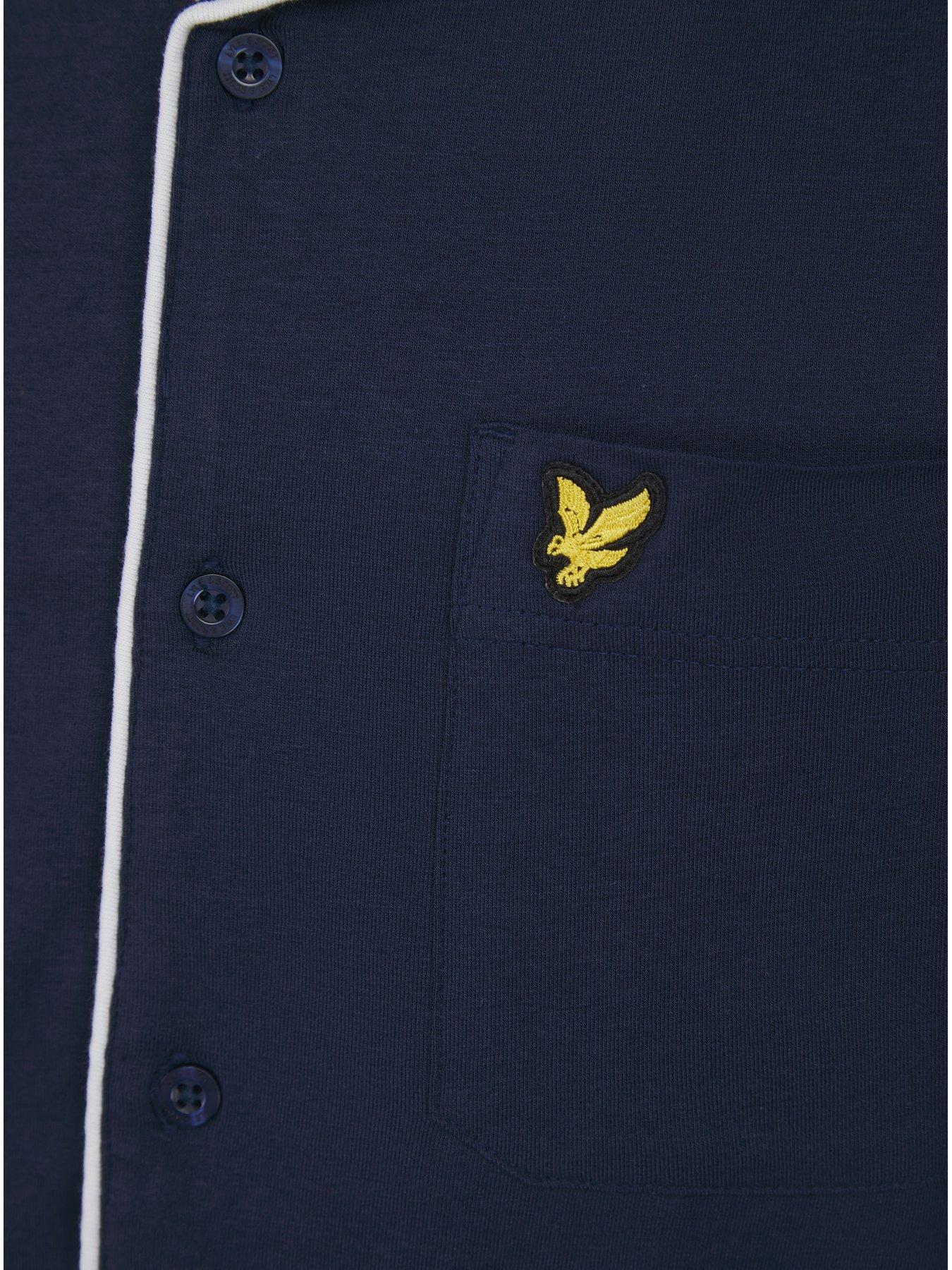 Image 3 of 6 of Lyle & Scott Lyle &amp; Scott Bellingham Check Pyjama Set - Navy