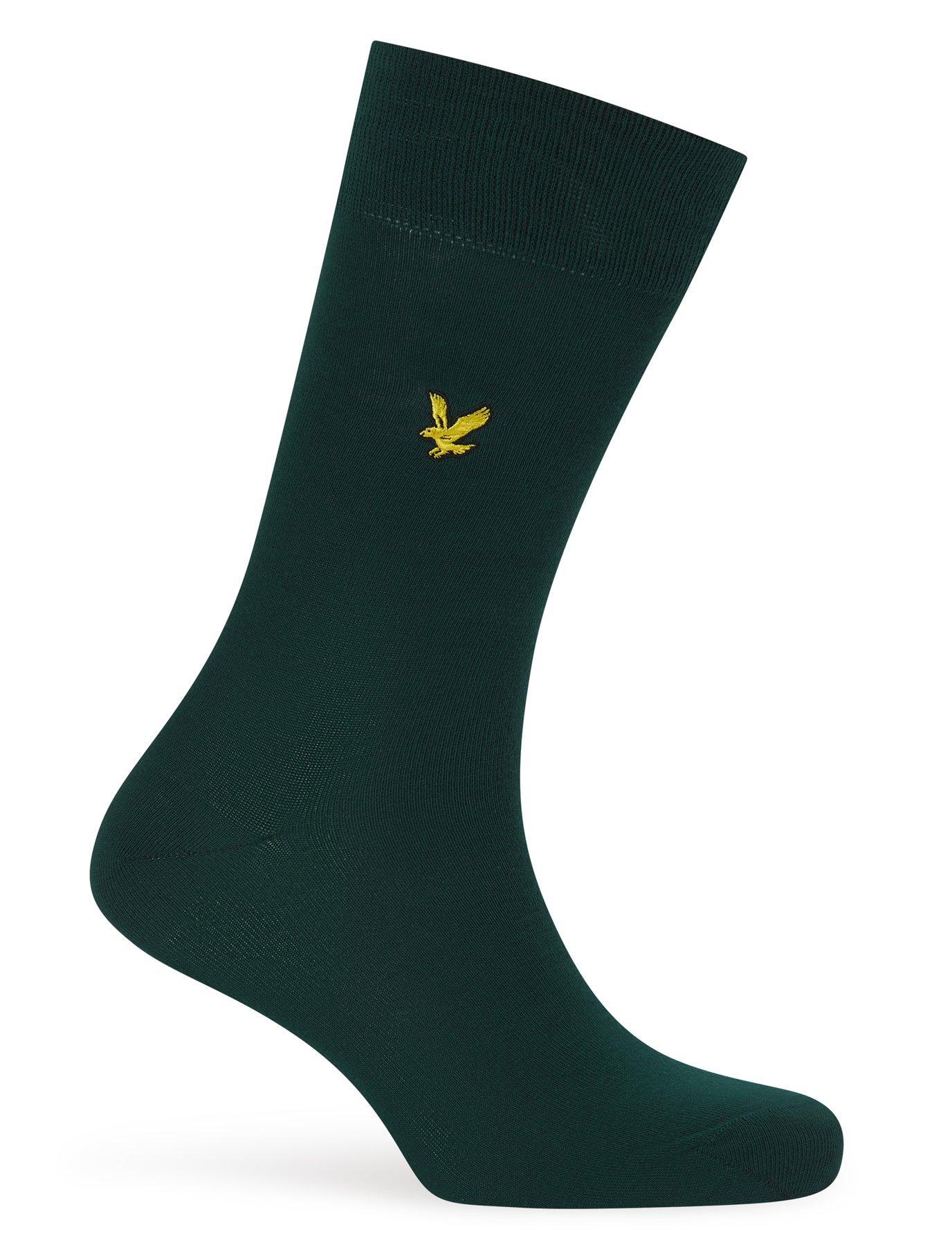 Image 2 of 3 of Lyle & Scott Lyle &amp; Scott Angus 3 Pack Dress Socks - Multi