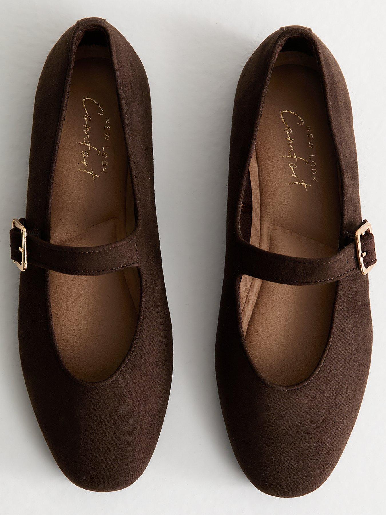 Image 3 of 6 of New Look C S Joburg High Vamp Mary Jane - Brown