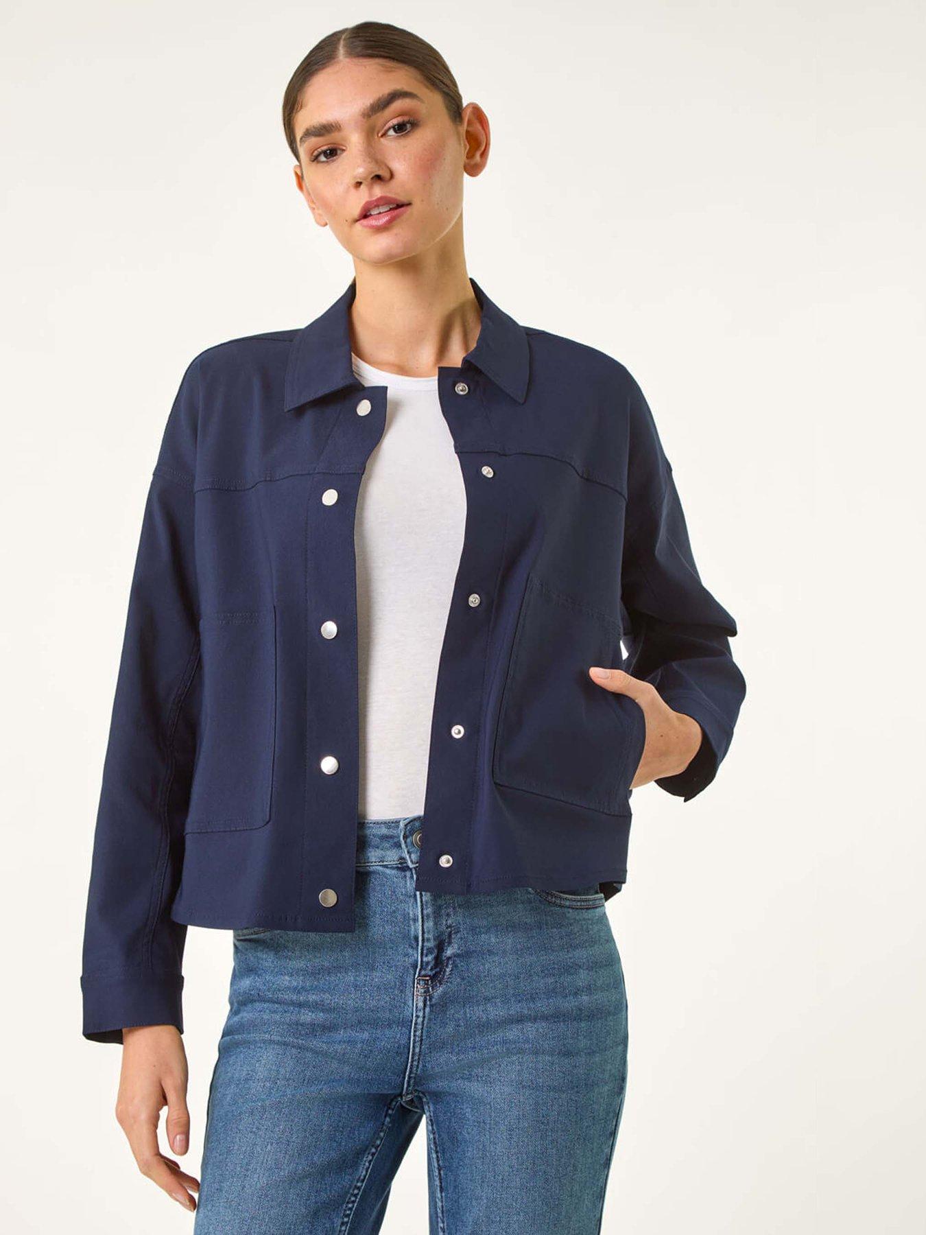 undefined Patch Pocket Jacket - Navy