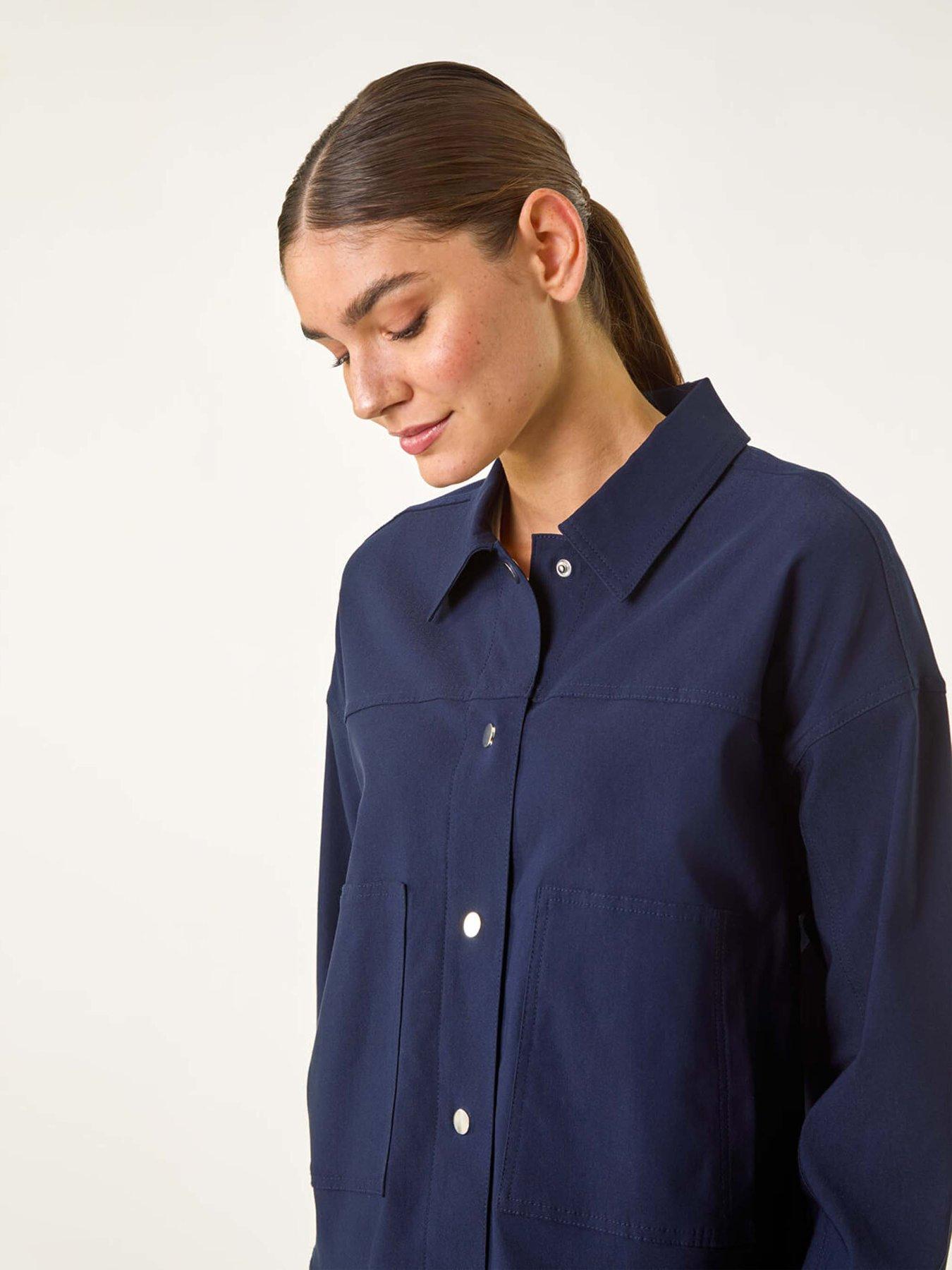 Image 4 of 5 of Roman Patch Pocket Jacket - Navy