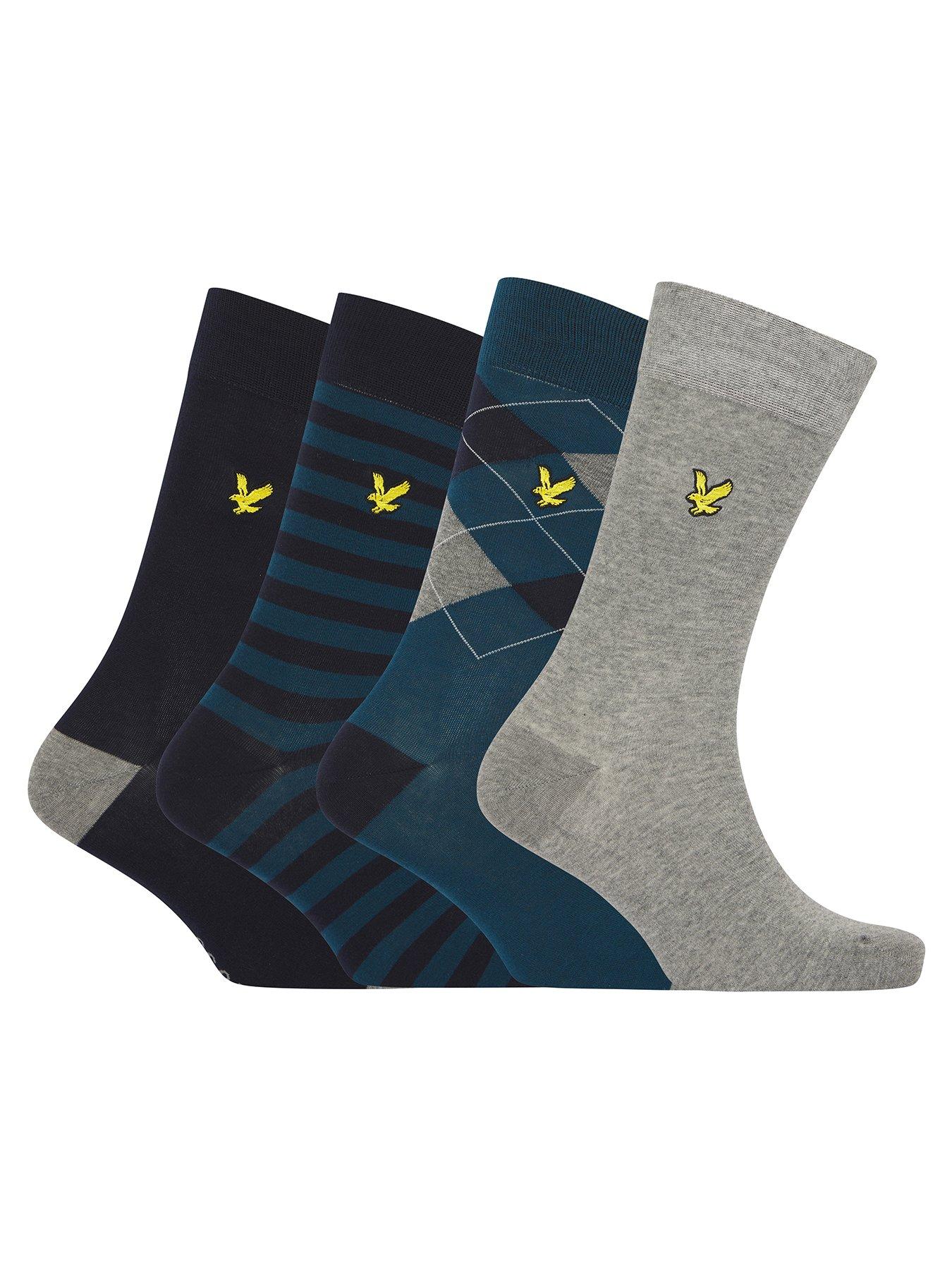 Lyle & Scott Lyle  &  Scott Abraham 4 Pack Socks