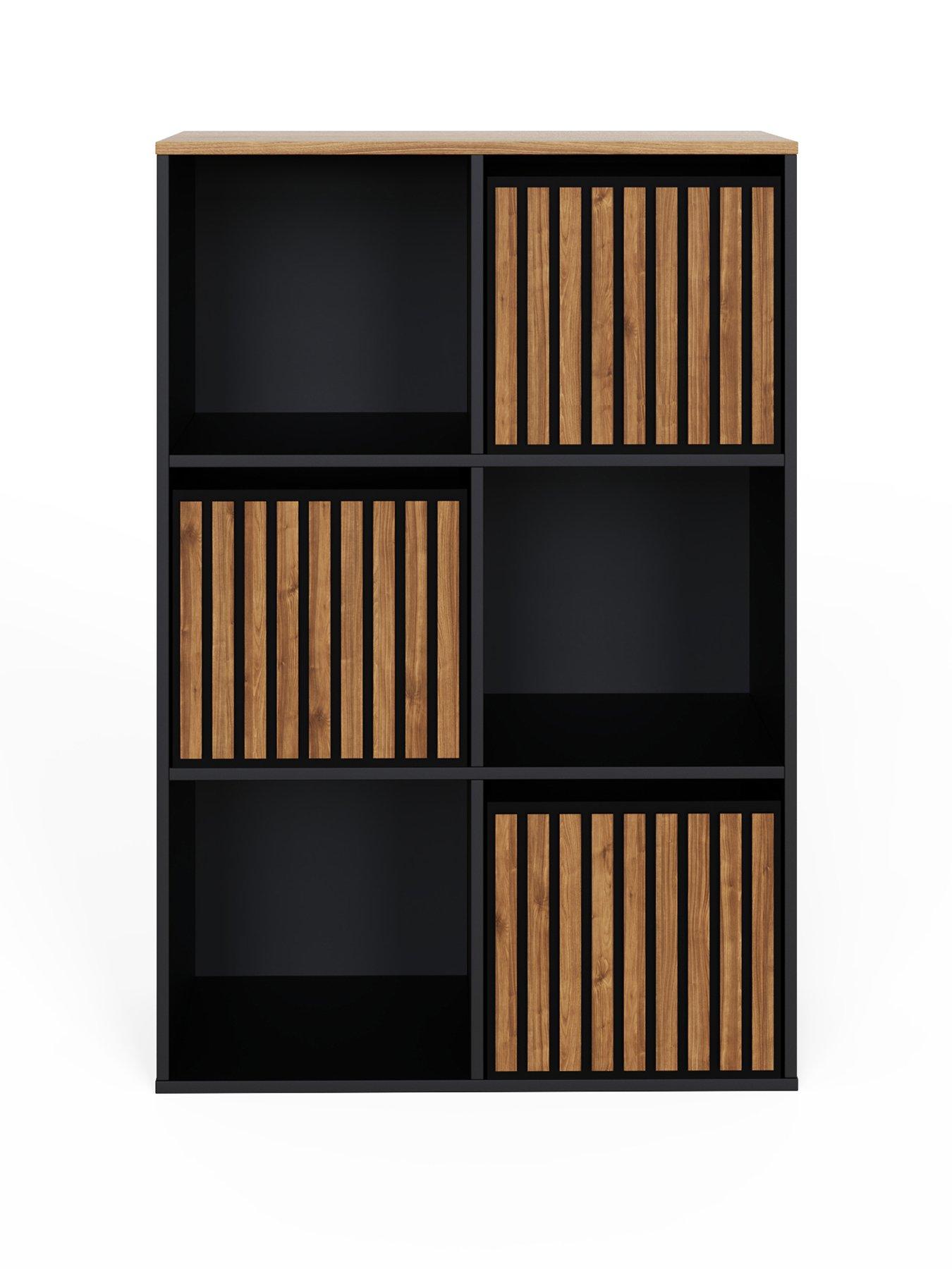 Image 2 of 7 of GFW Kube 2 x&nbsp;3 Storage Unit - Black/walnut