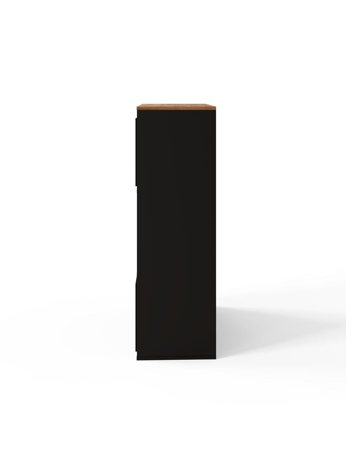 Image 5 of 7 of GFW Kube 2 x&nbsp;3 Storage Unit - Black/walnut