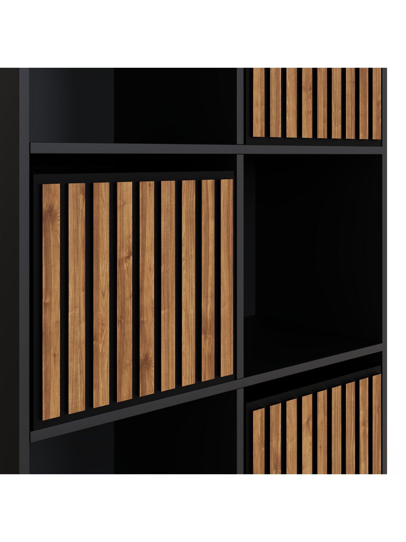Image 6 of 7 of GFW Kube 2 x&nbsp;3 Storage Unit - Black/walnut