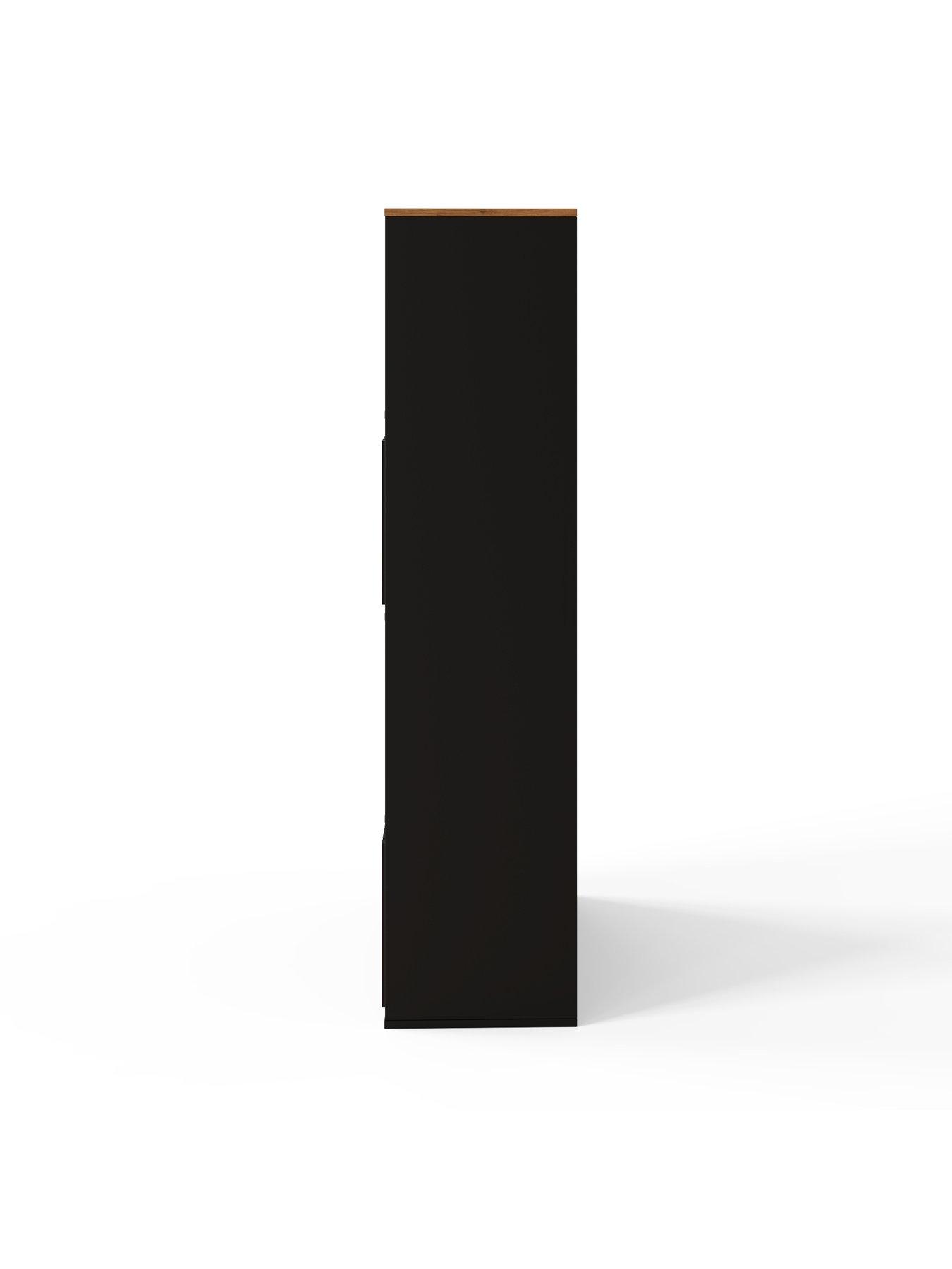 Image 5 of 7 of GFW Kube 2 x&nbsp;4 Storage Unit - Black/Walnut