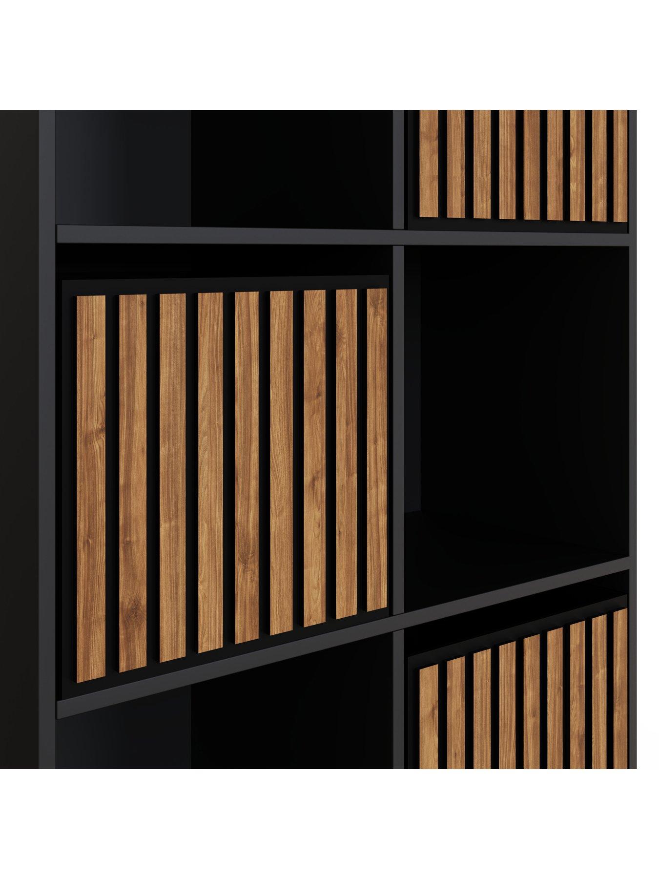 Image 6 of 7 of GFW Kube 2 x&nbsp;4 Storage Unit - Black/Walnut