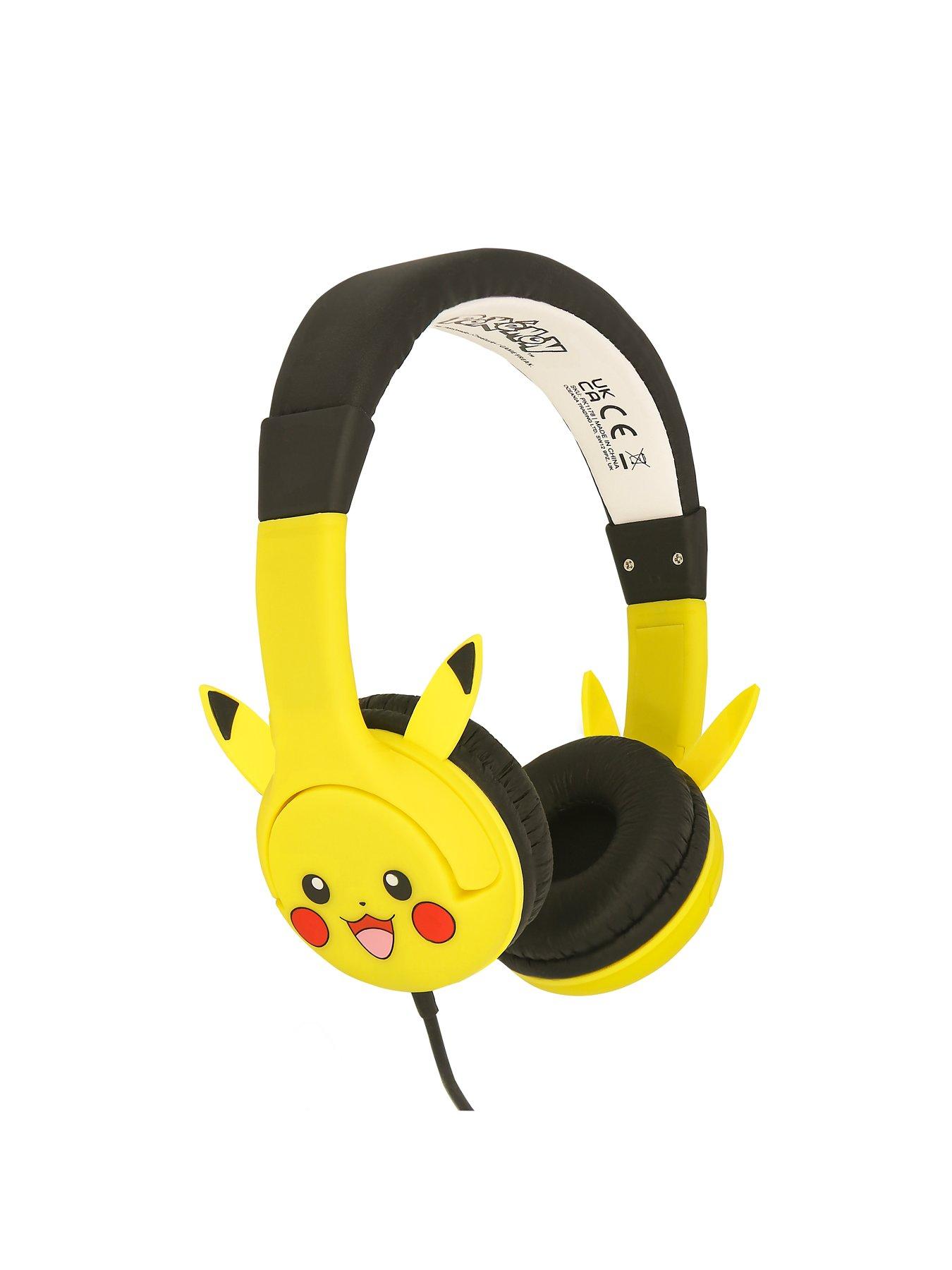 Image 2 of 7 of Pokemon Pikachu Childrens Headphones with Moulded Ears