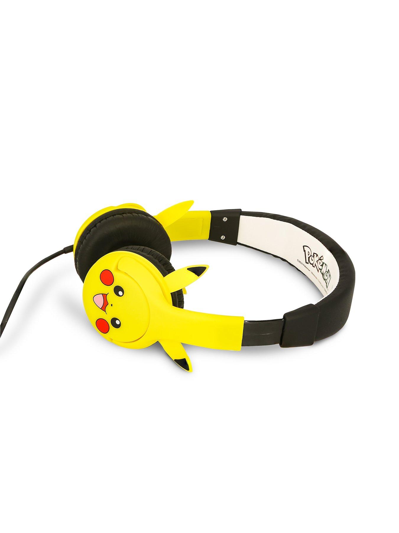 Image 3 of 7 of Pokemon Pikachu Childrens Headphones with Moulded Ears