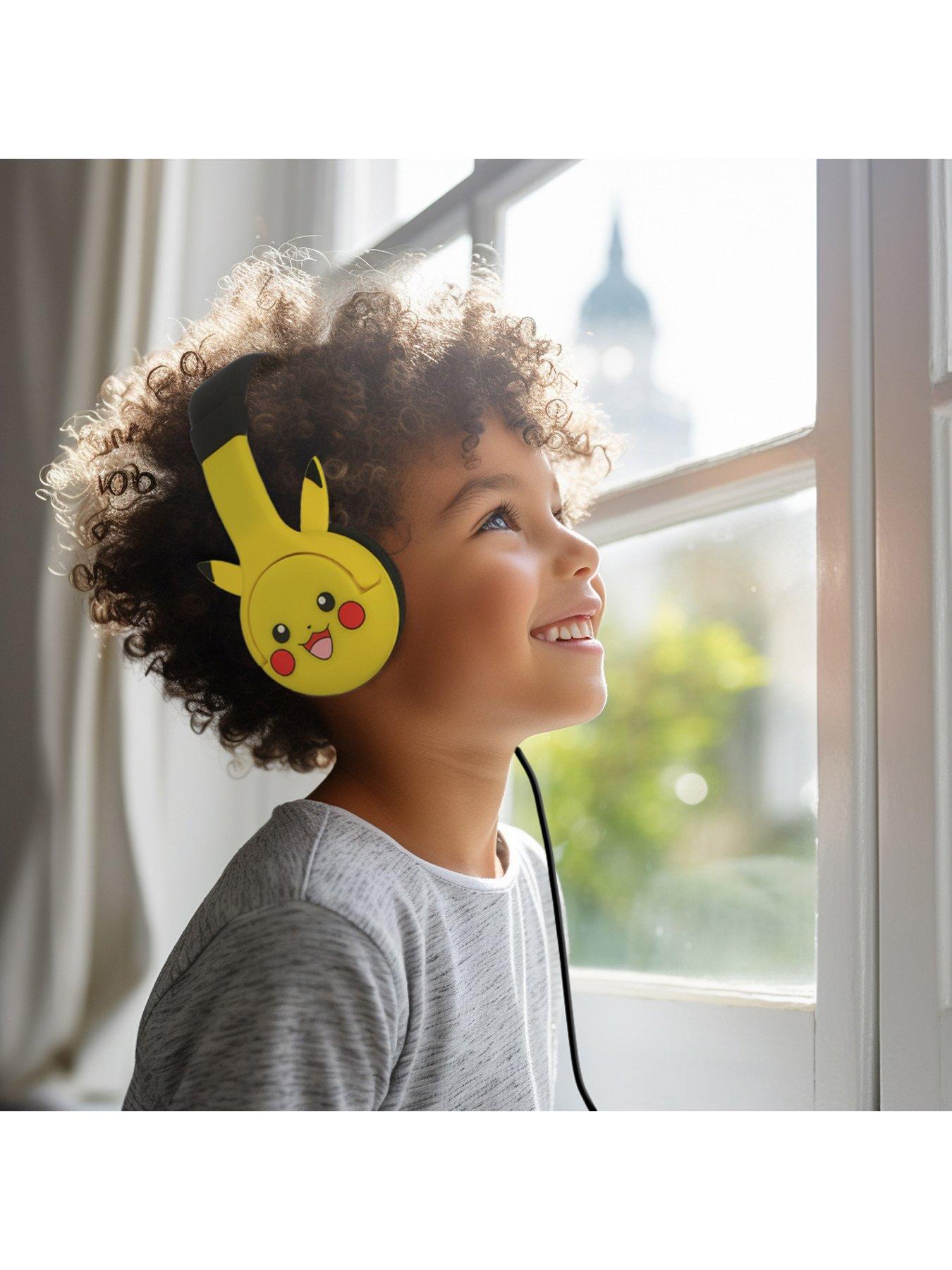 Image 5 of 7 of Pokemon Pikachu Childrens Headphones with Moulded Ears