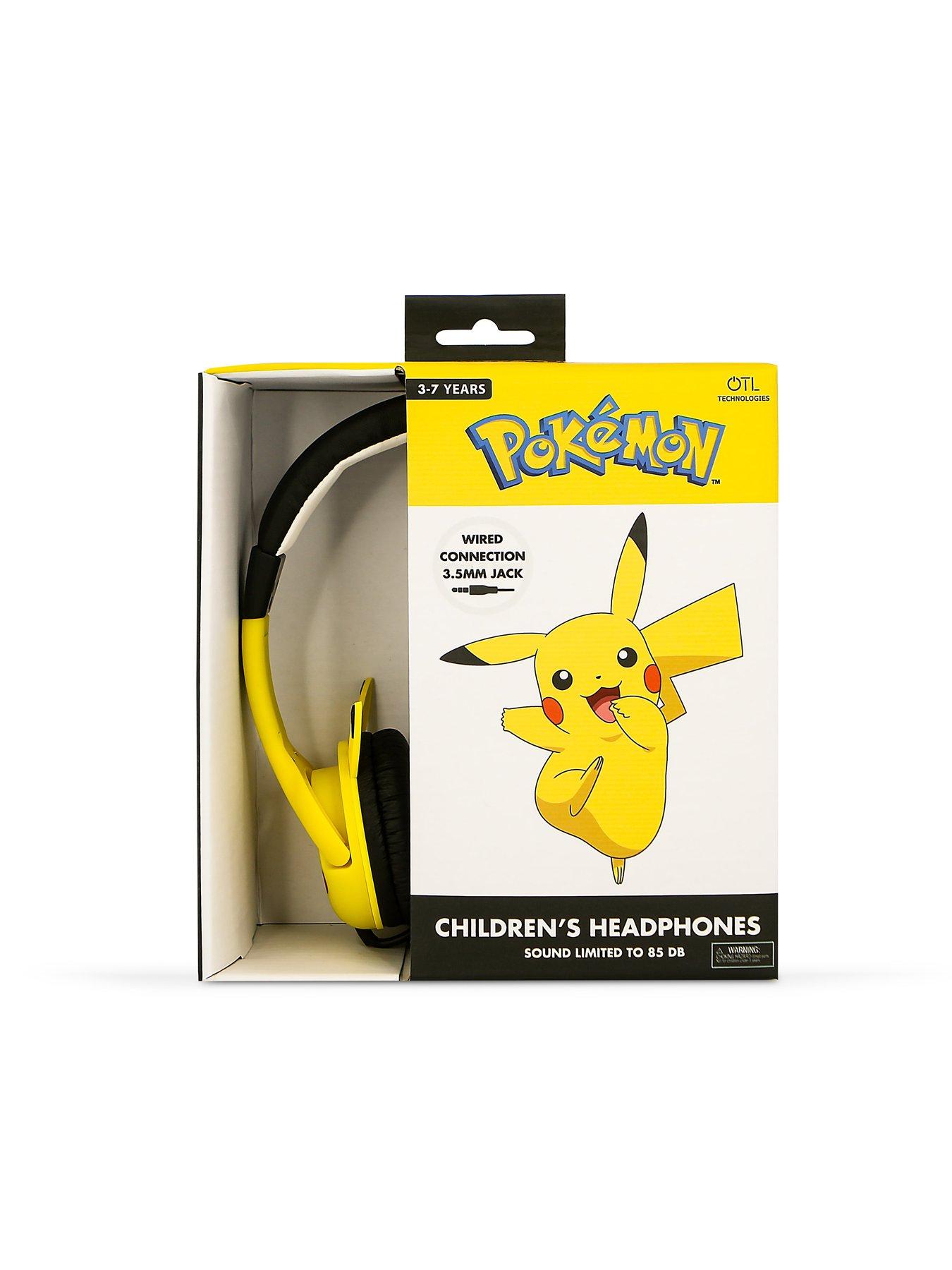 Image 6 of 7 of Pokemon Pikachu Childrens Headphones with Moulded Ears