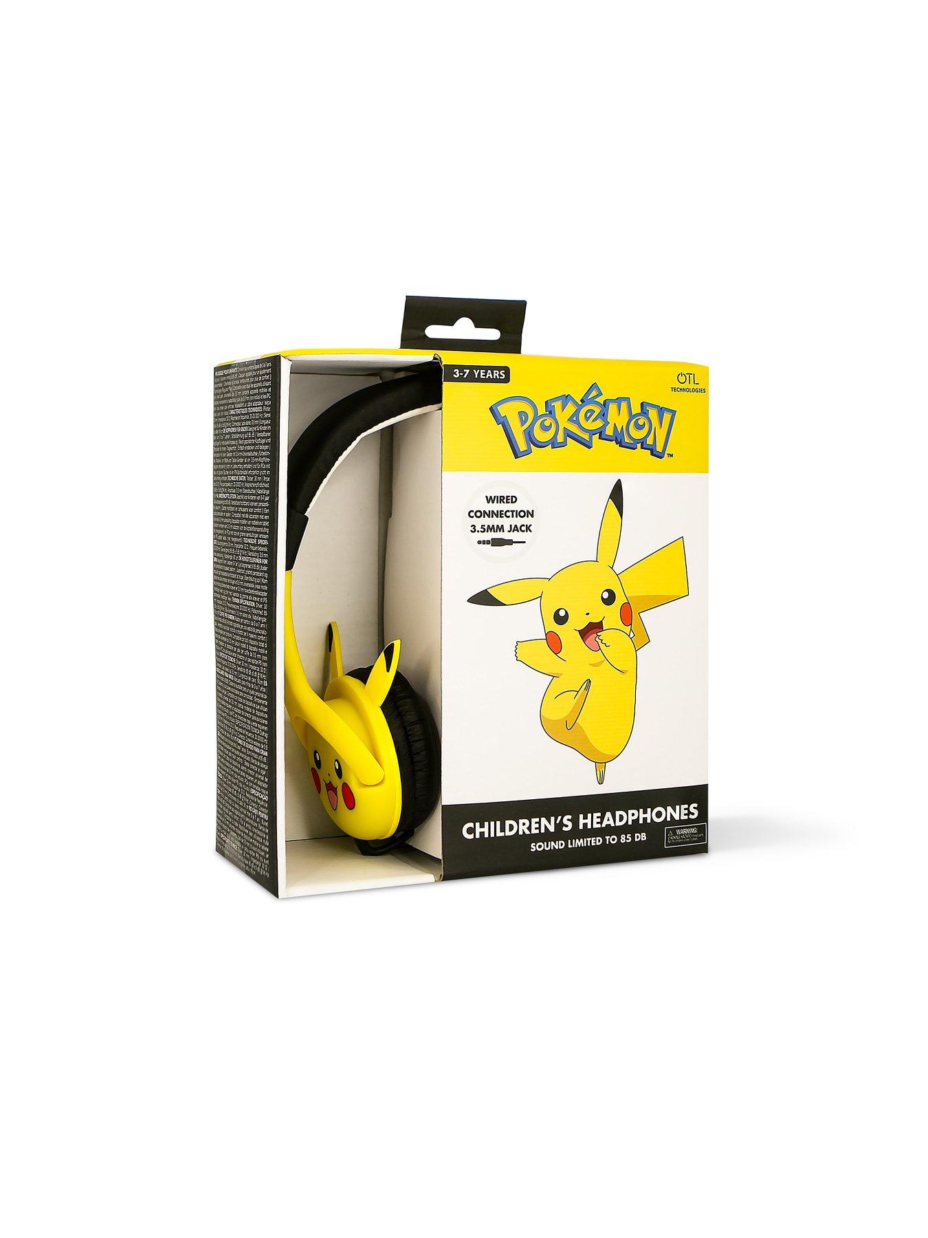 Image 7 of 7 of Pokemon Pikachu Childrens Headphones with Moulded Ears