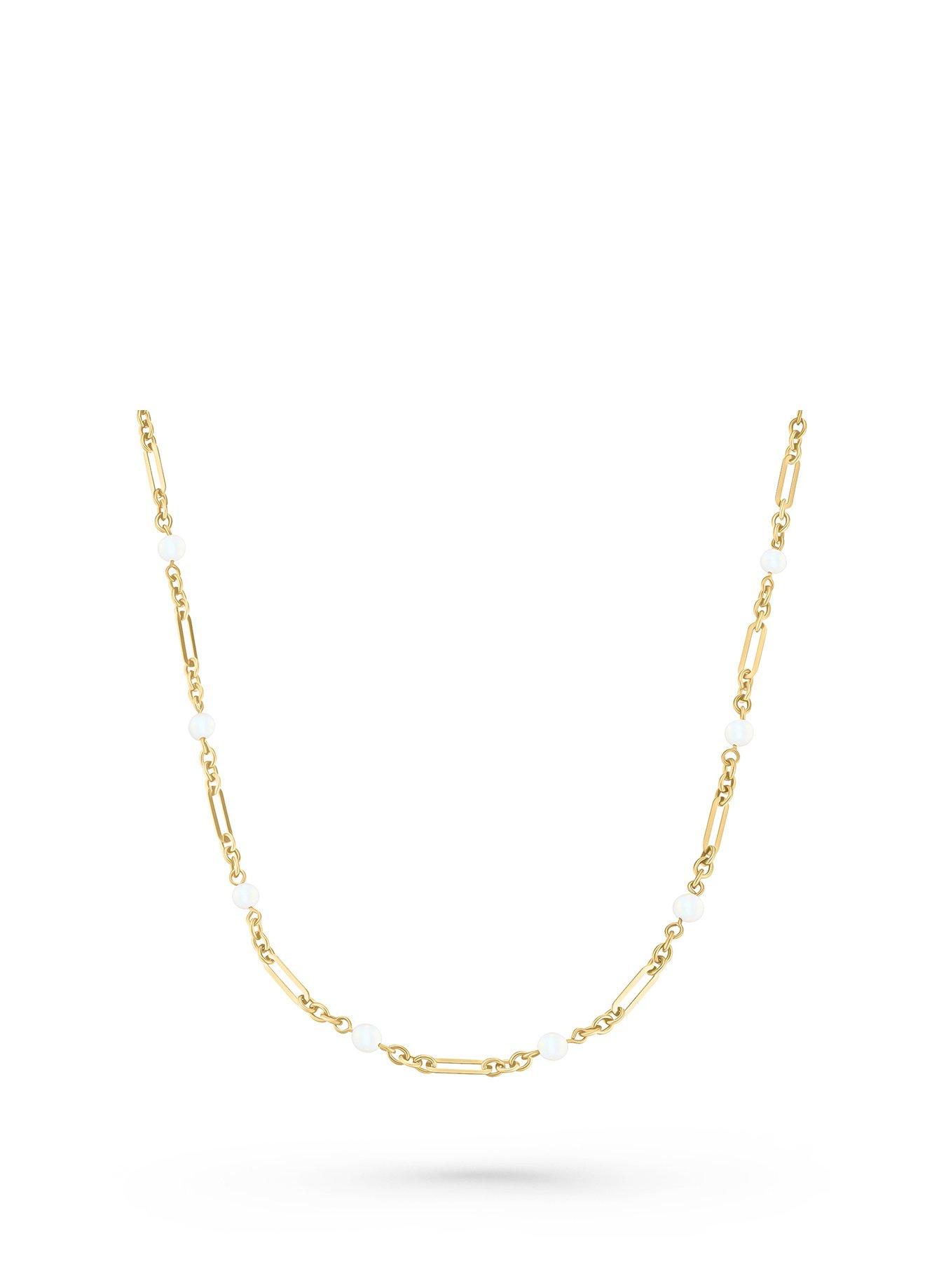 undefined 9Ct Gold Freshwater Pearl Necklace