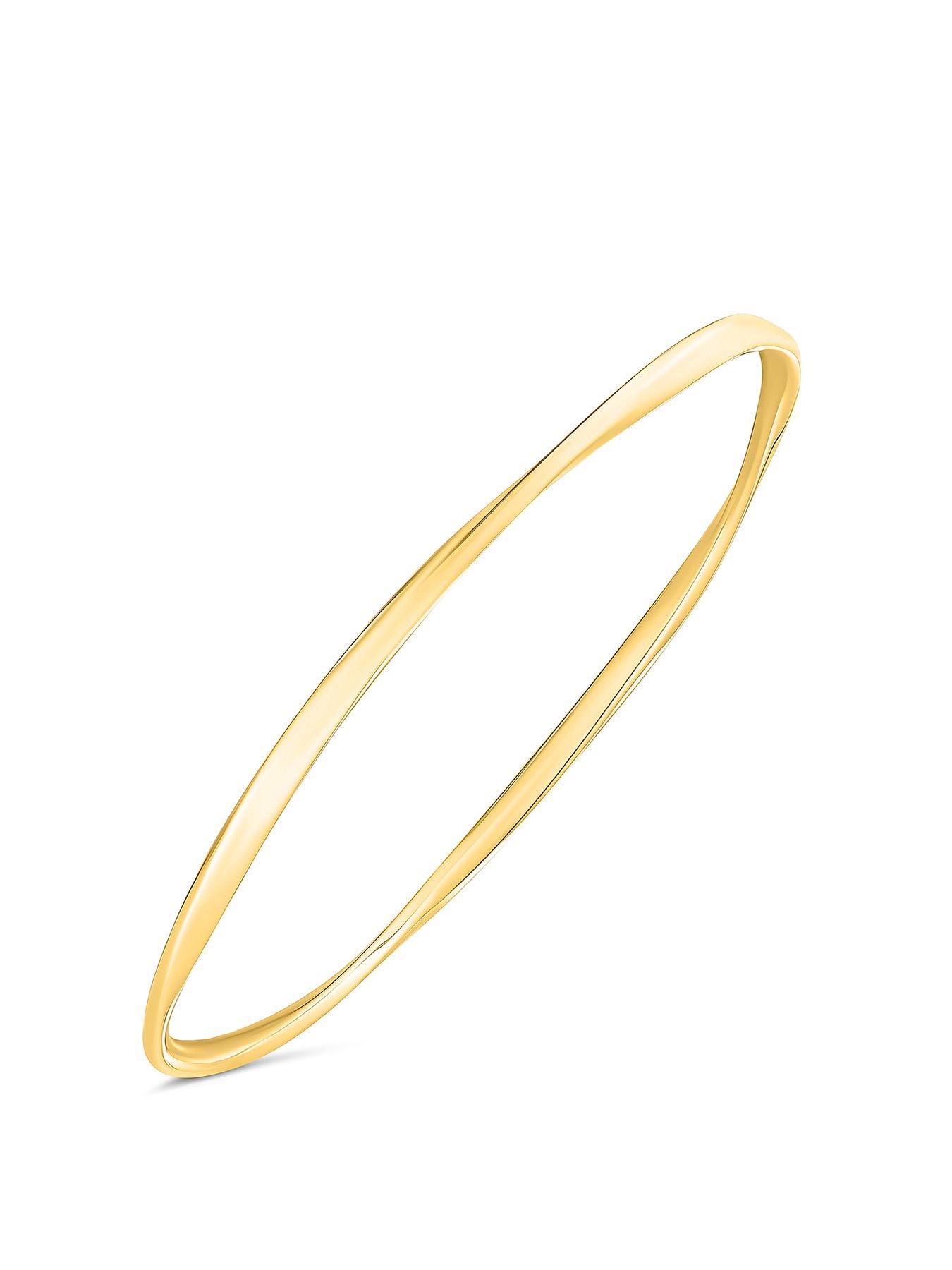  image of beaverbrooks-gold-plated-bangle