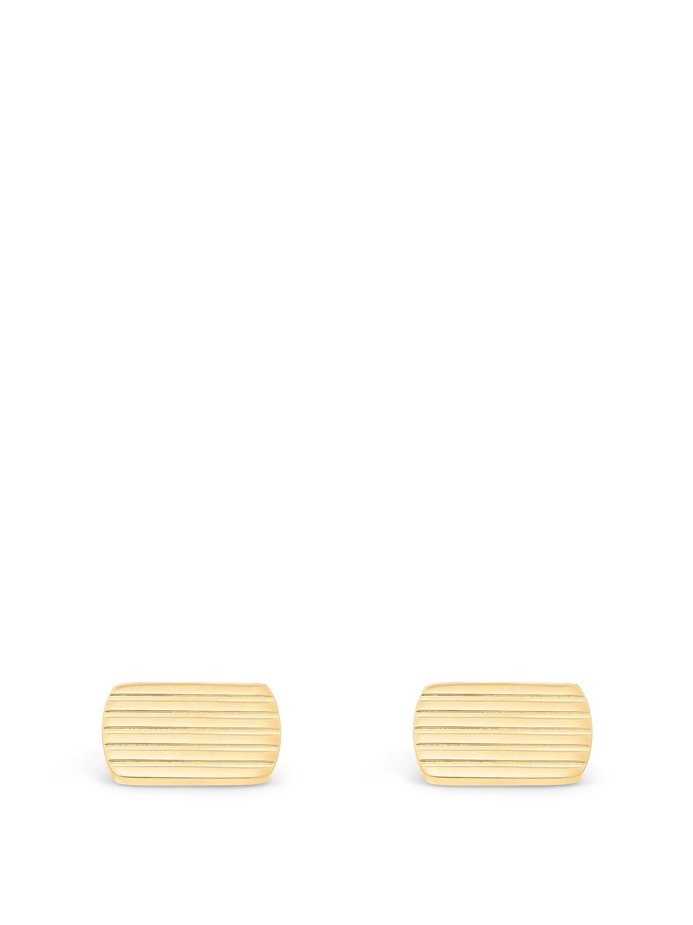 undefined Gold Plated Men's Cufflinks