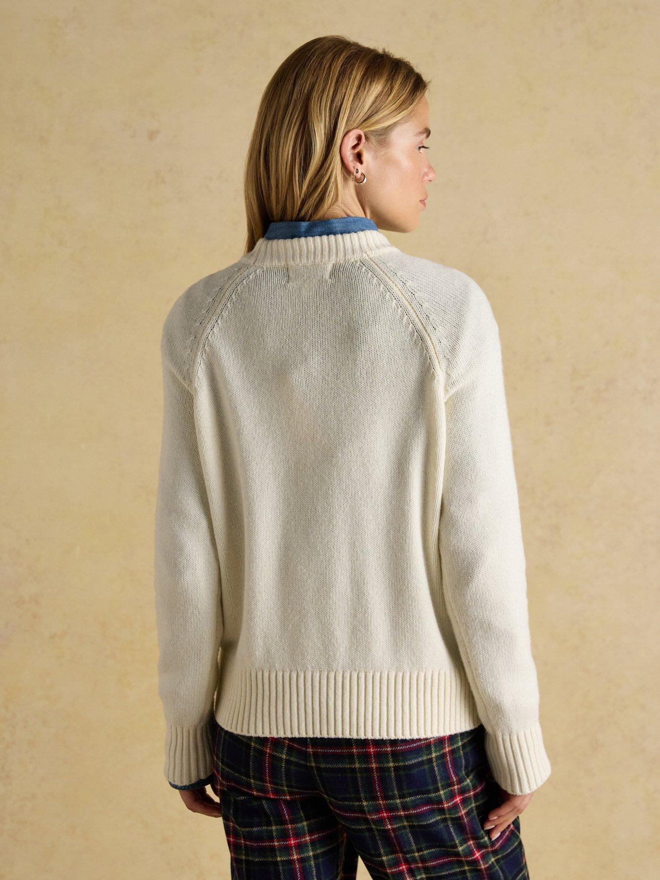 stillFront image of joules-intarsia-jumper-cream