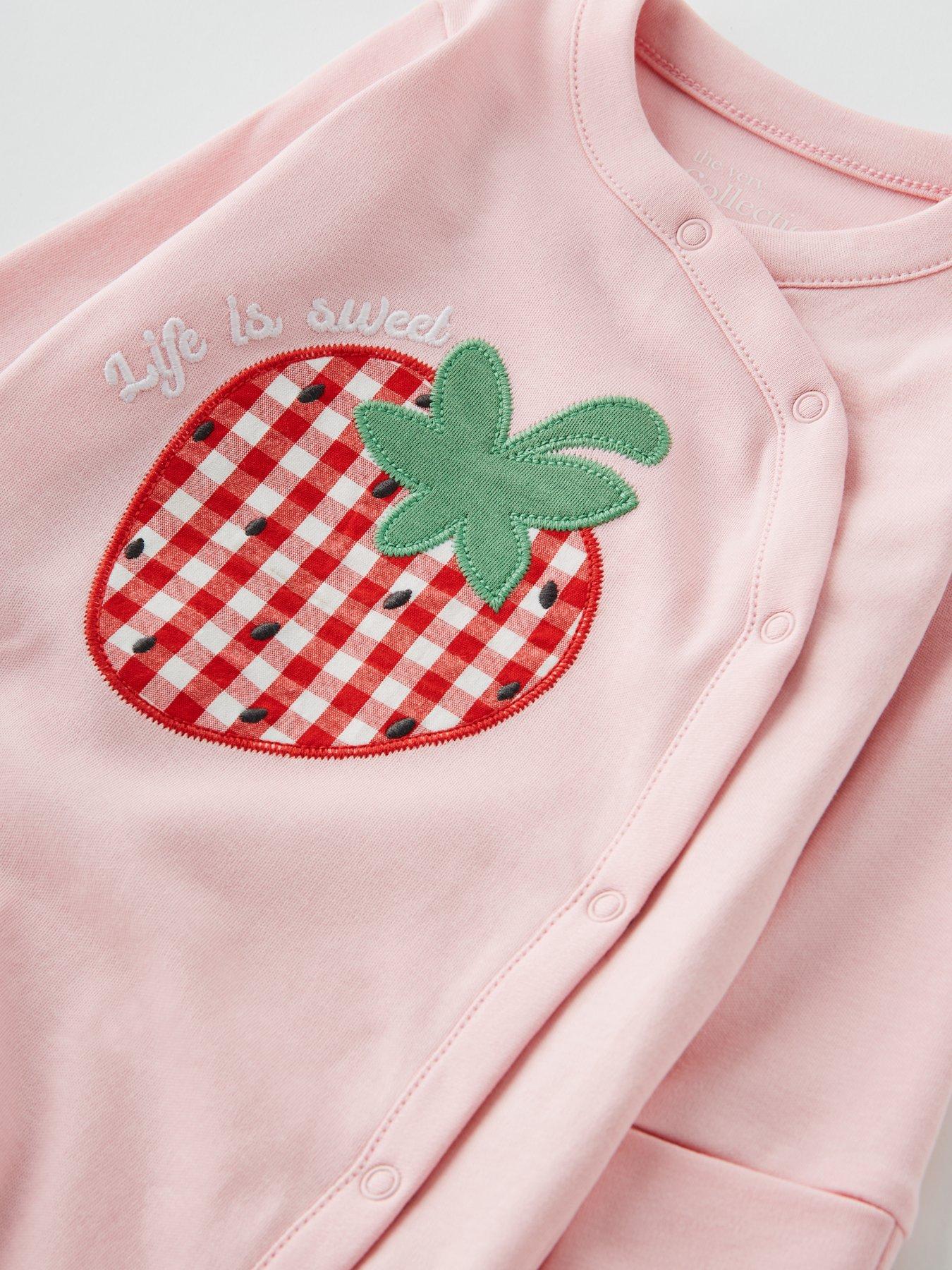 Image 3 of 4 of The Very Collection Life Is Sweet Sleepsuit - Pink