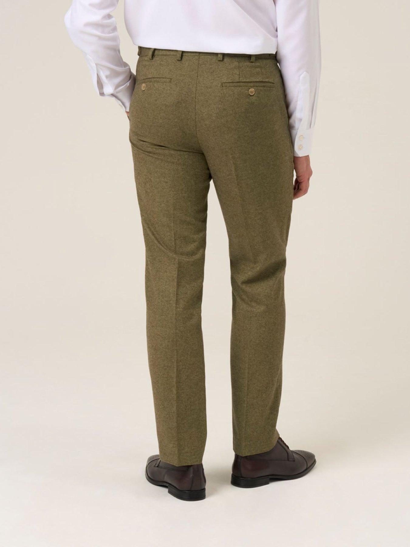 stillFront image of skopes-tailored-fit-fox-sage-wool-blend-suit-trousers-green