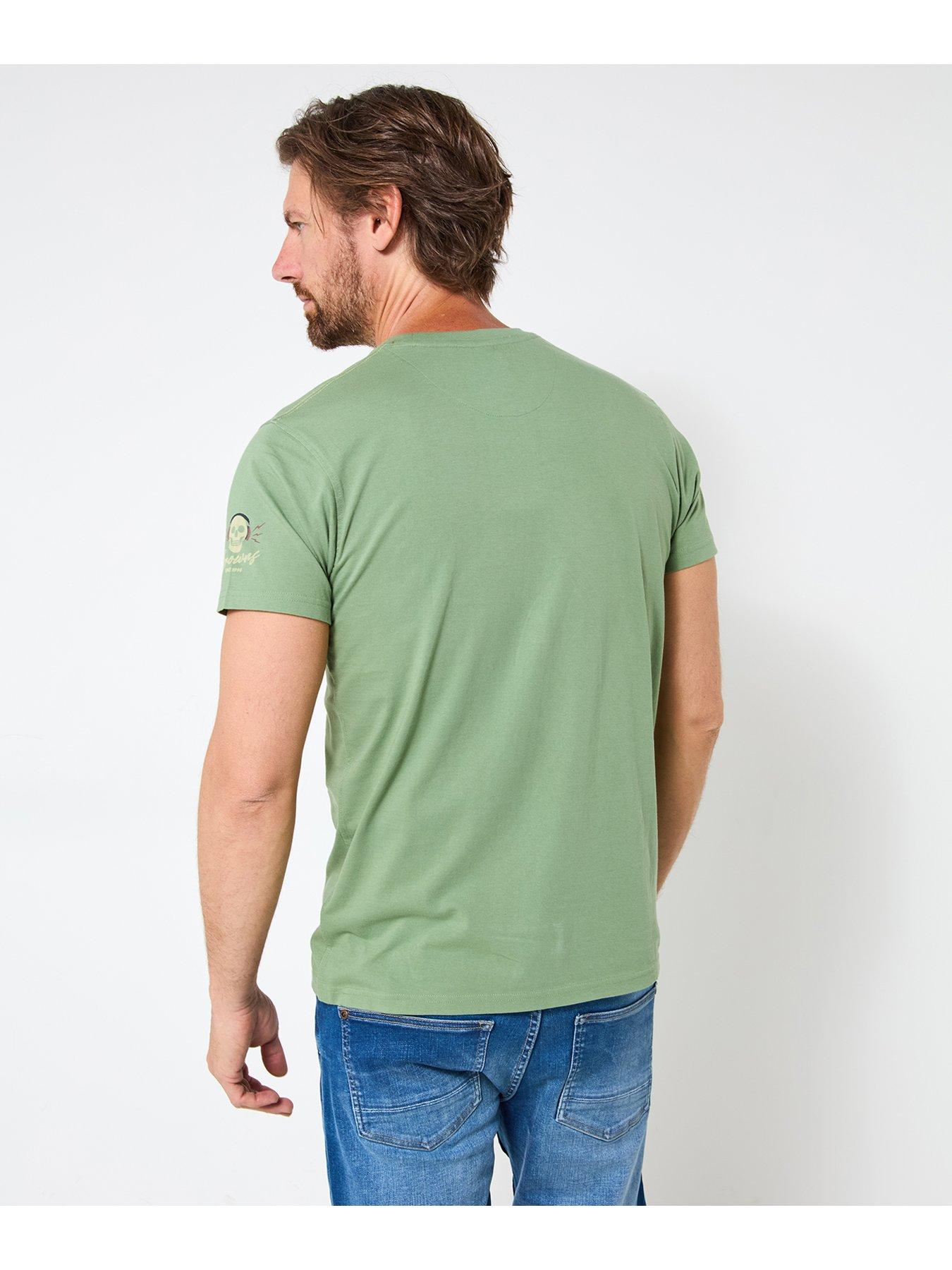Image 4 of 6 of Joe Browns Skull Music T Shirt - Green